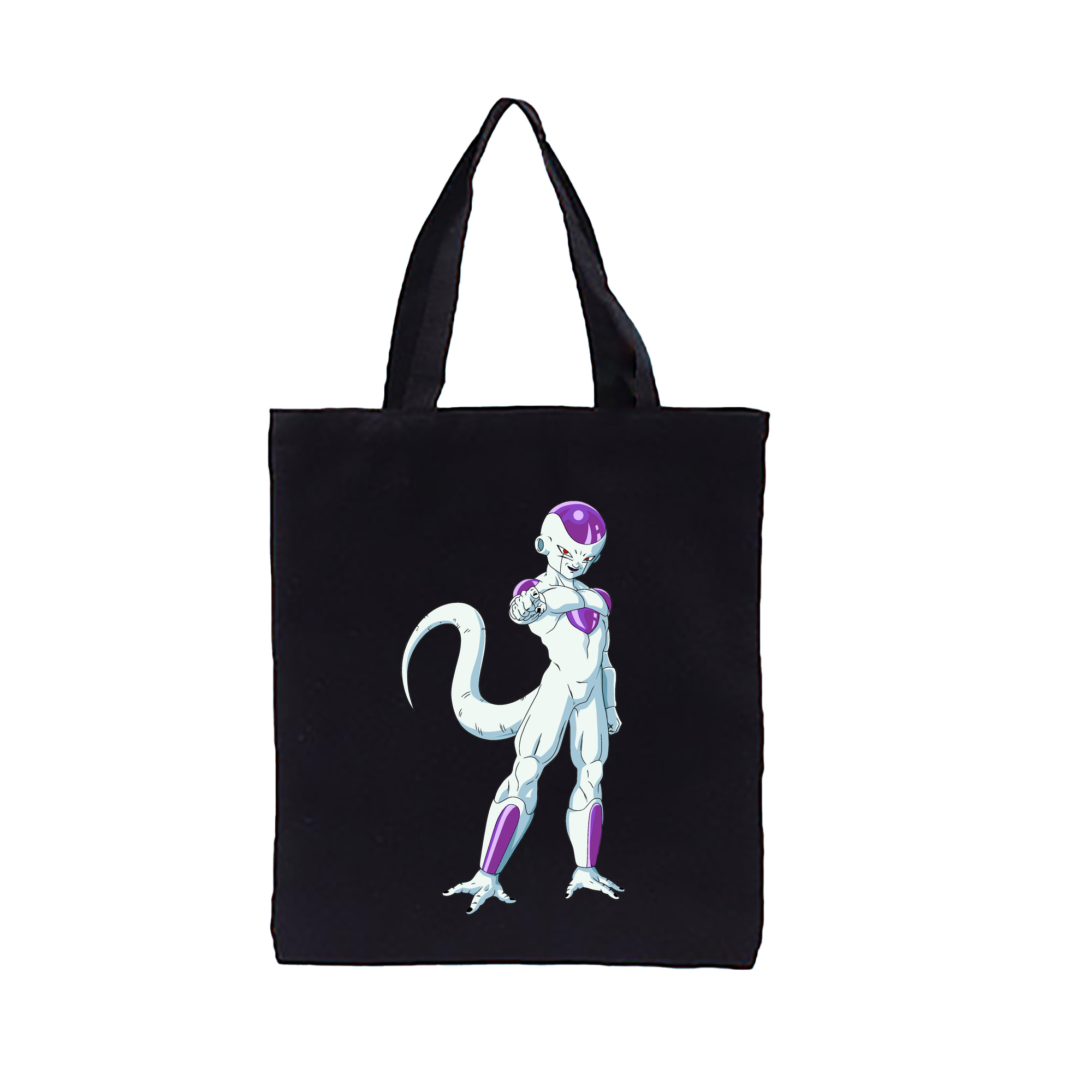 （画像用） ドラゴンボール フリーザ DRAGON BALL Frieza 縦型キャンバス生地手提げバッグ　トートバッグ