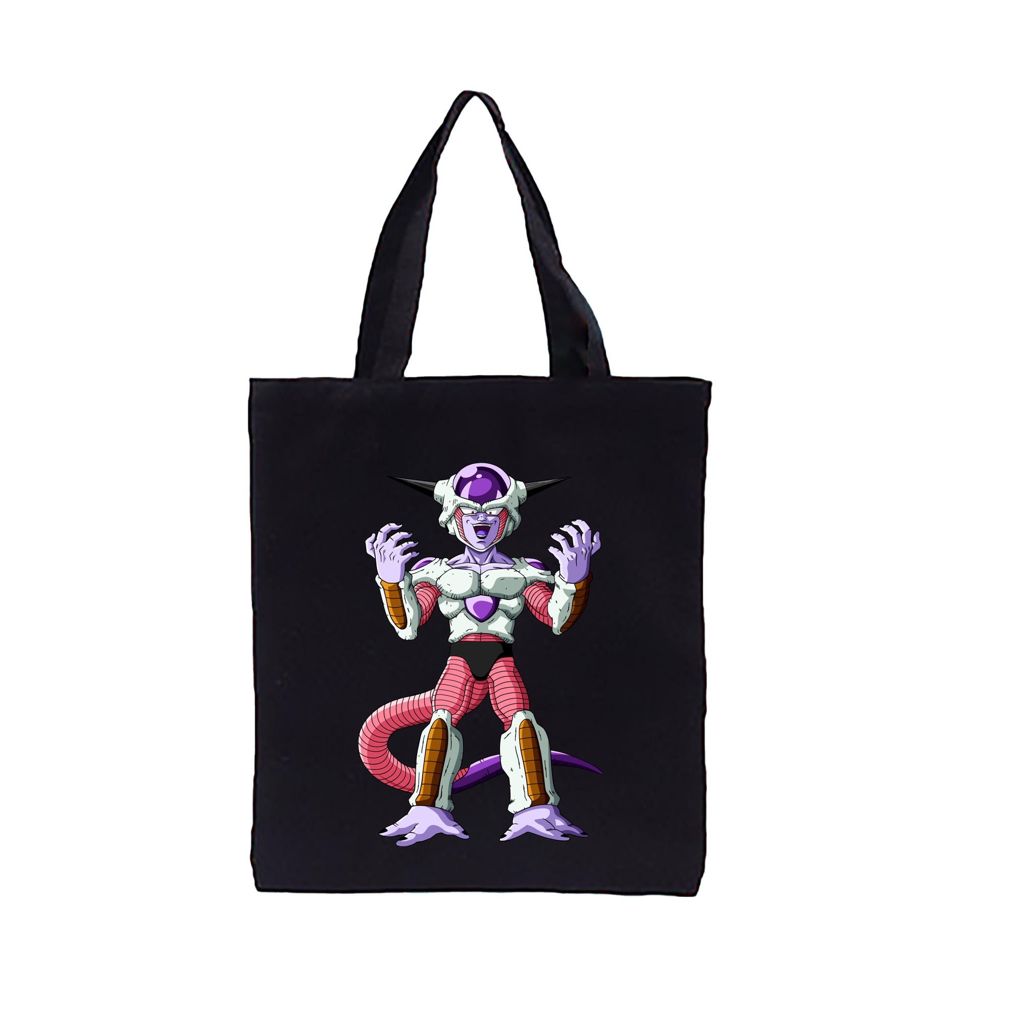 （画像用） ドラゴンボール フリーザ DRAGON BALL Frieza 縦型キャンバス生地手提げバッグ　トートバッグ