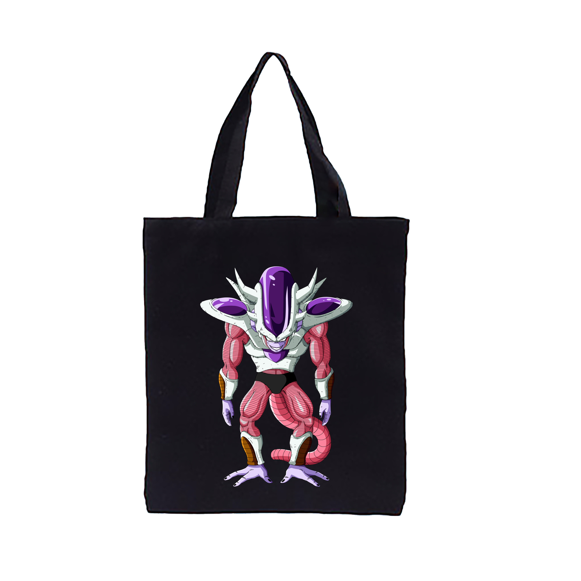 （画像用） ドラゴンボール フリーザ DRAGON BALL Frieza 縦型キャンバス生地手提げバッグ　トートバッグ