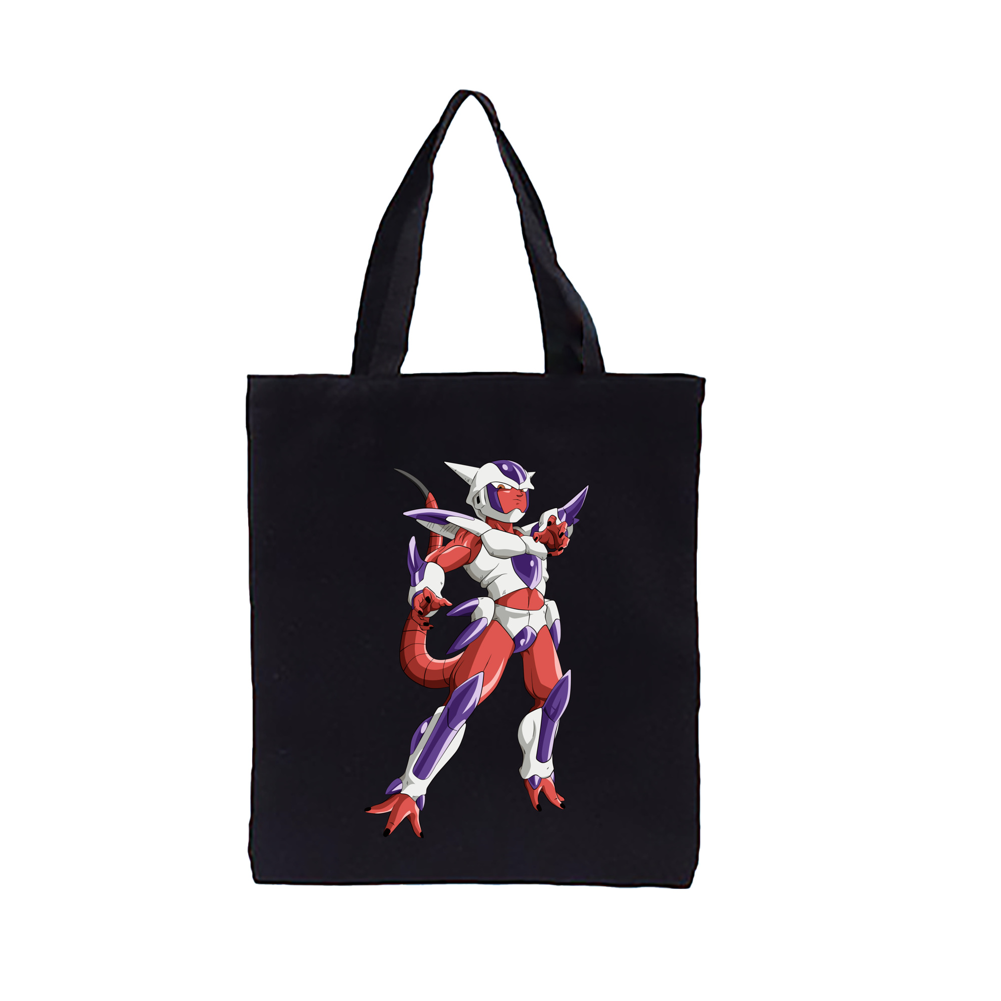 （画像用） ドラゴンボール フリーザ DRAGON BALL Frieza 縦型キャンバス生地手提げバッグ　トートバッグ