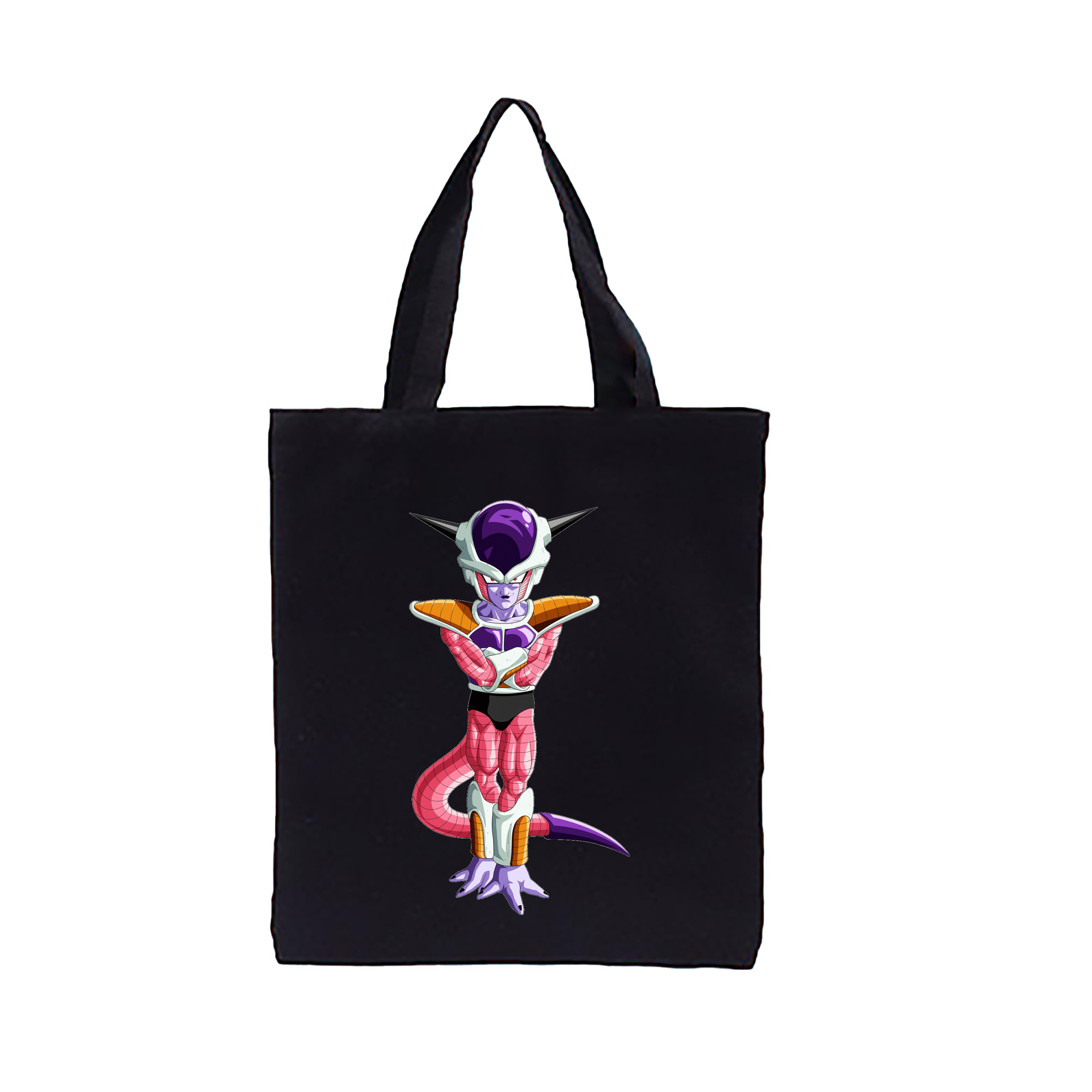 （画像用） ドラゴンボール フリーザ DRAGON BALL Frieza 縦型キャンバス生地手提げバッグ　トートバッグ