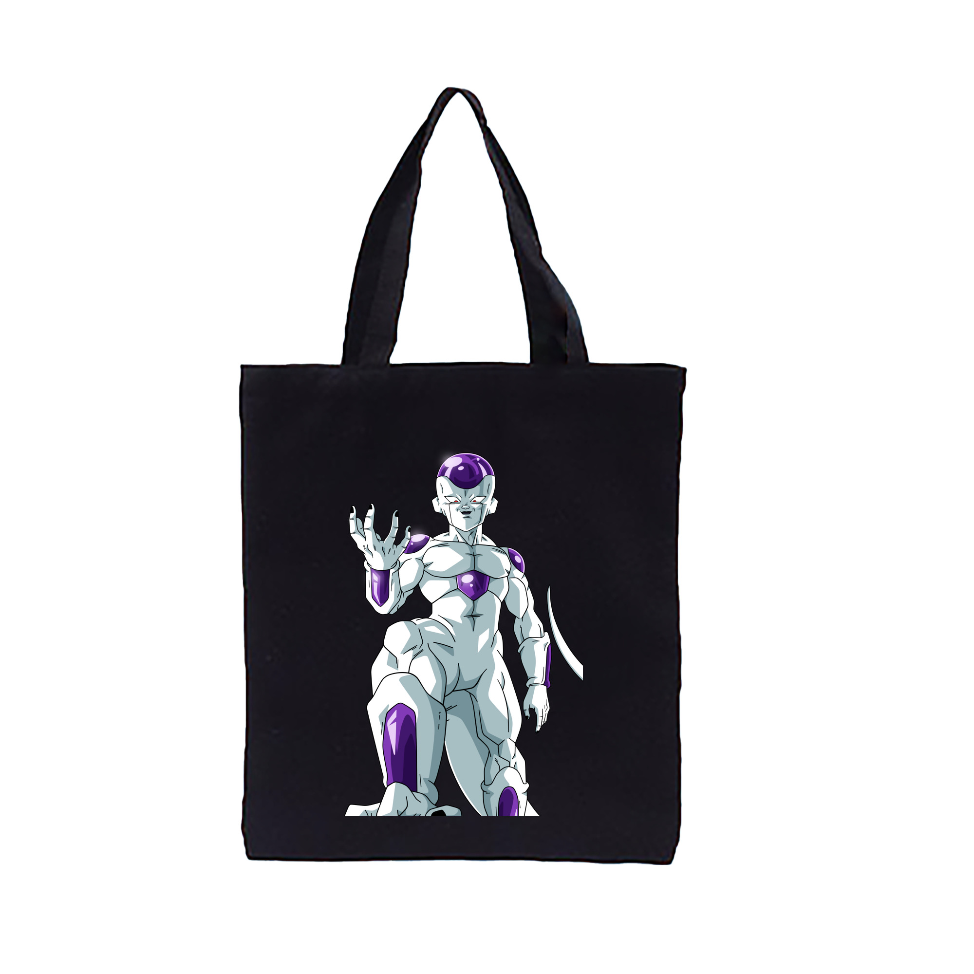（画像用） ドラゴンボール フリーザ DRAGON BALL Frieza 縦型キャンバス生地手提げバッグ　トートバッグ