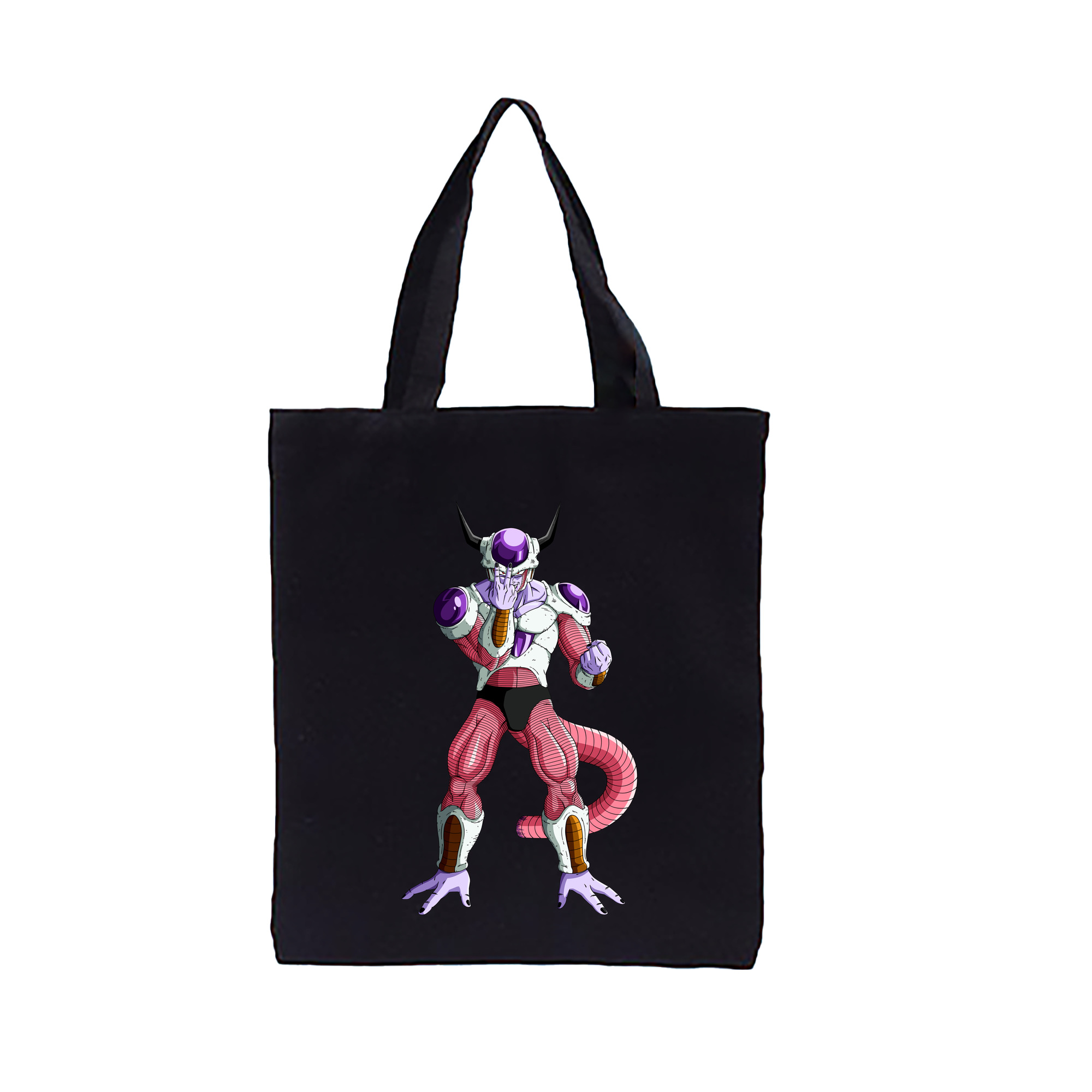 （画像用） ドラゴンボール フリーザ DRAGON BALL Frieza 縦型キャンバス生地手提げバッグ　トートバッグ