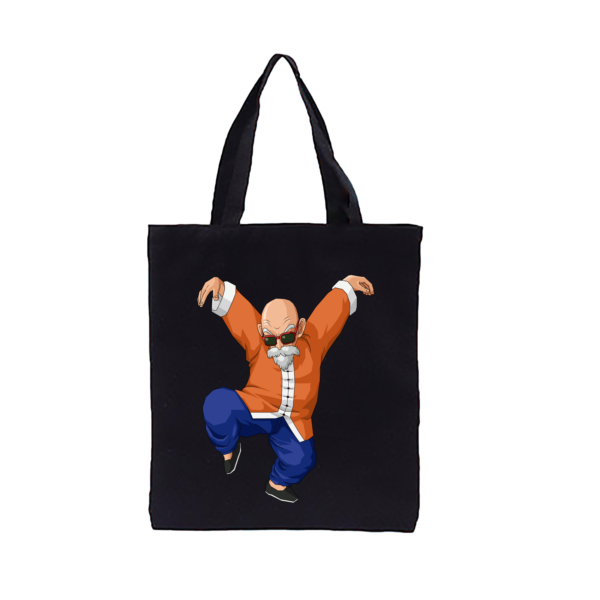 （画像用） ドラゴンボール 亀仙人（かめせんにん） DRAGON BALL Master Roshi Kame Sennin 縦型キャンバス生地手提げバッグ　トートバッグ