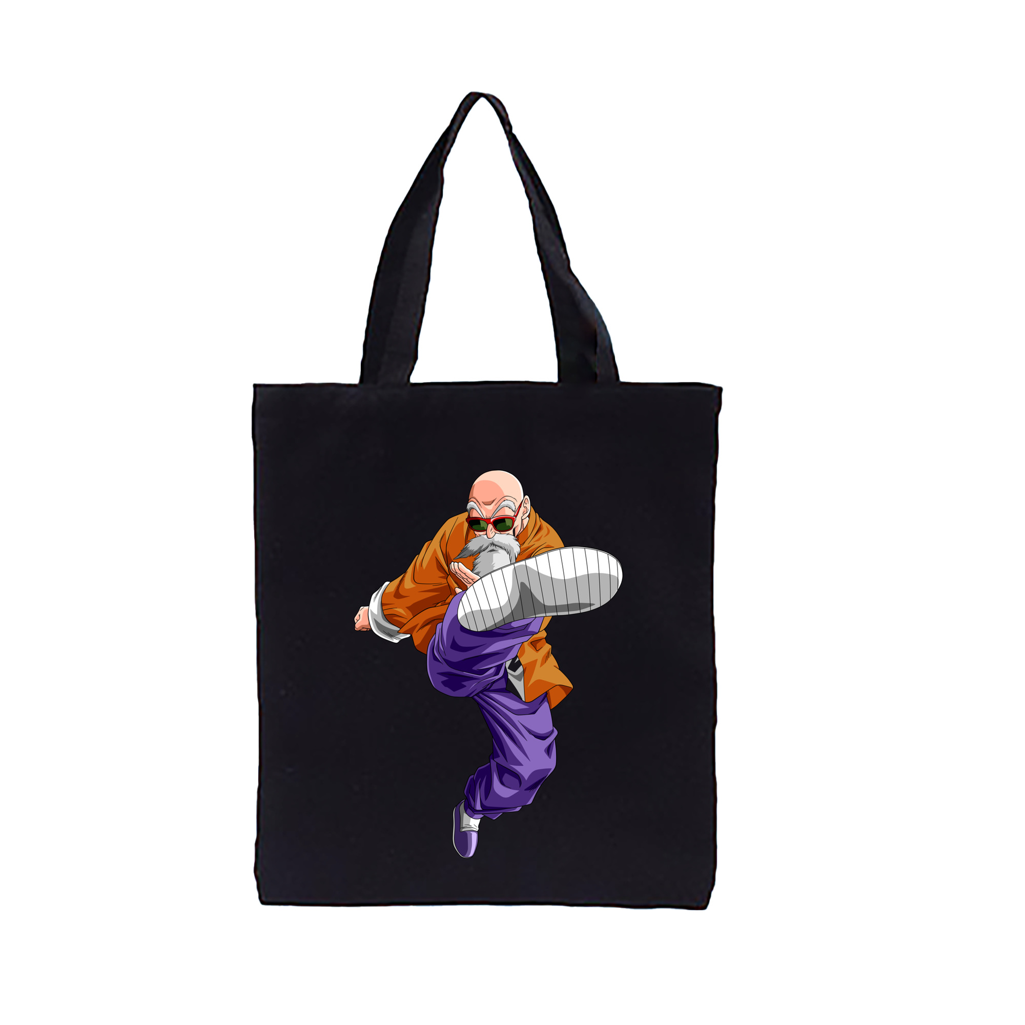 （画像用） ドラゴンボール 亀仙人（かめせんにん） DRAGON BALL Master Roshi Kame Sennin 縦型キャンバス生地手提げバッグ　トートバッグ