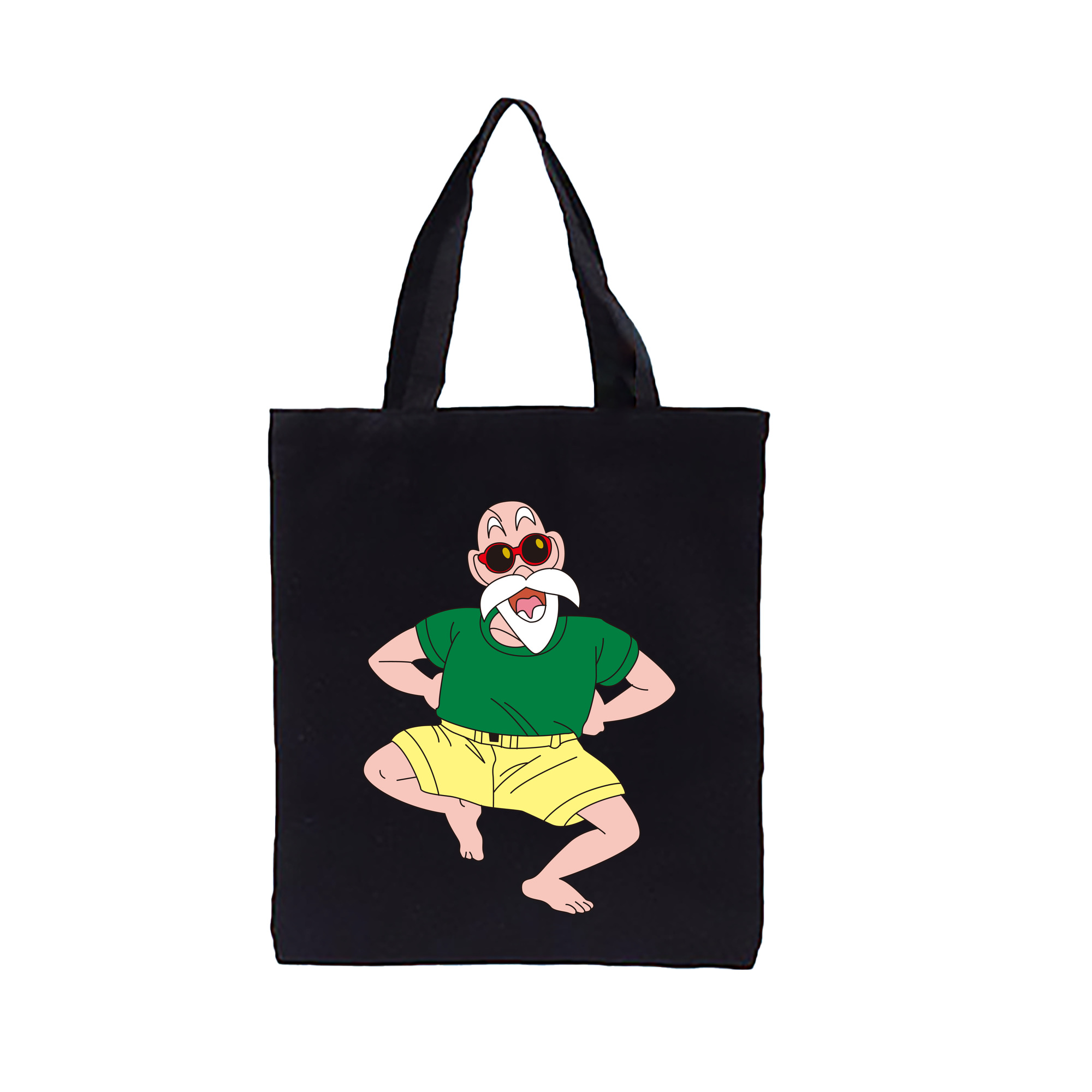 （画像用） ドラゴンボール 亀仙人（かめせんにん） DRAGON BALL Master Roshi Kame Sennin 縦型キャンバス生地手提げバッグ　トートバッグ