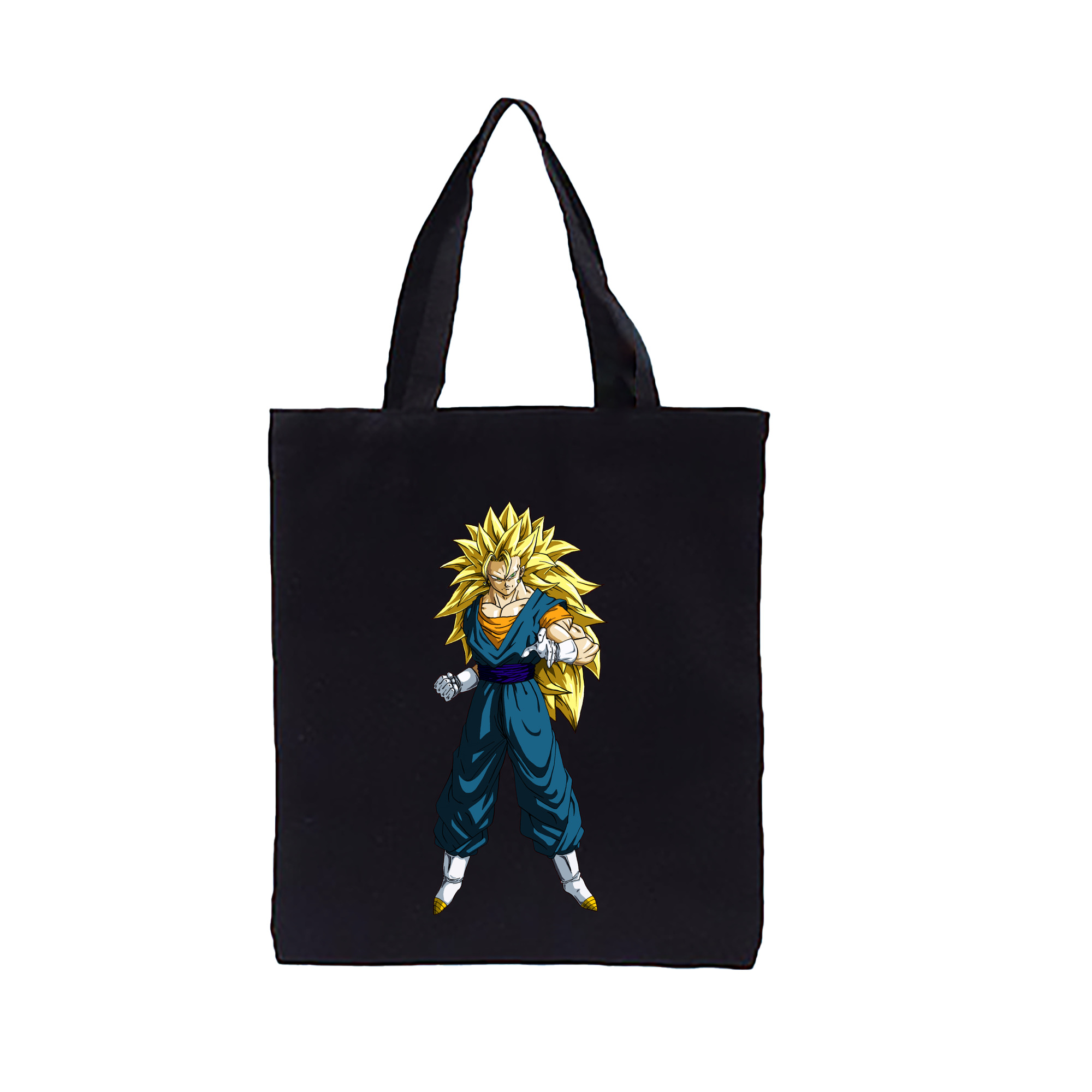 （画像用） ドラゴンボール ベジット DRAGON BALL Vegetto 縦型キャンバス生地手提げバッグ　トートバッグ