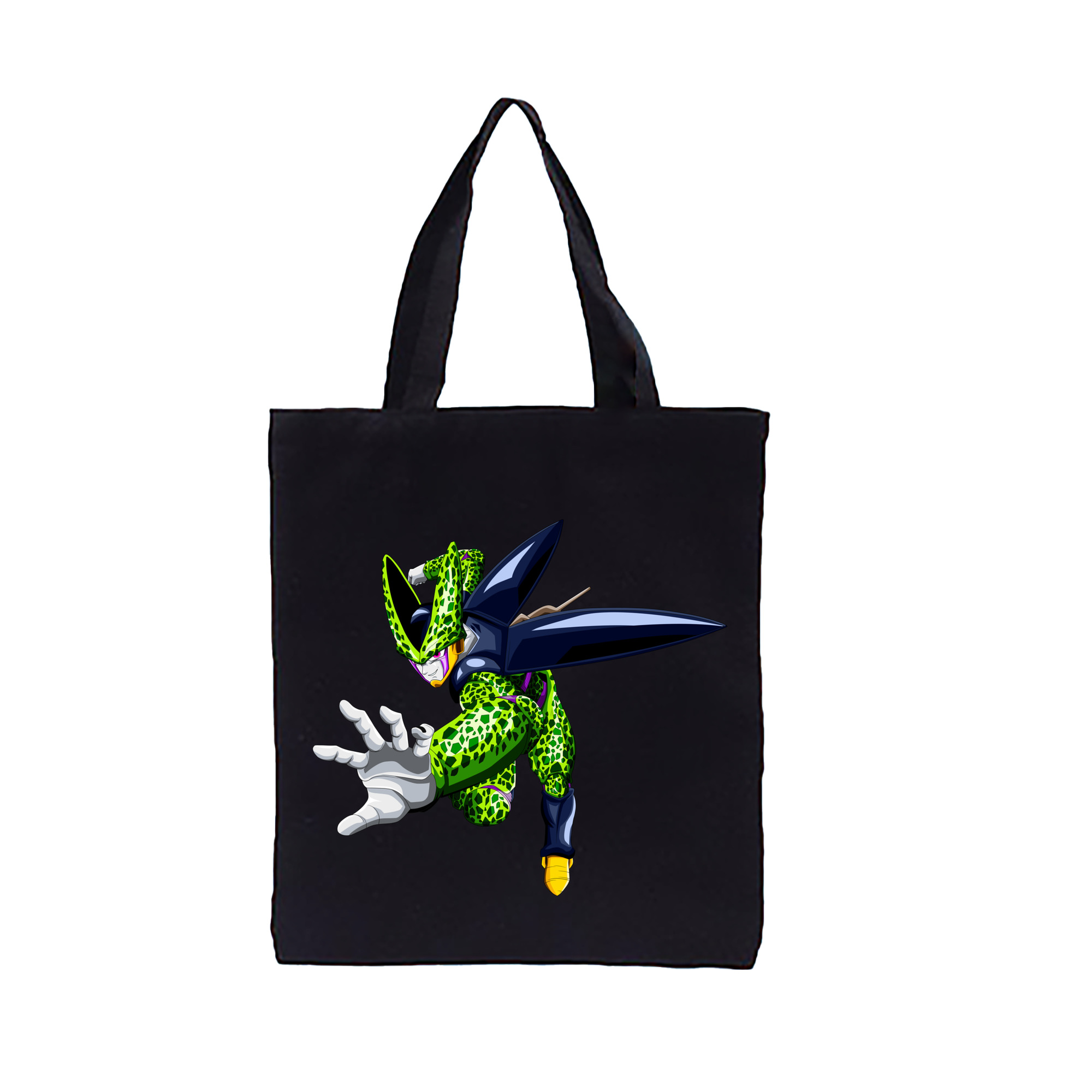 （画像用） ドラゴンボール セル DRAGON BALL Cell 縦型キャンバス生地手提げバッグ　トートバッグ