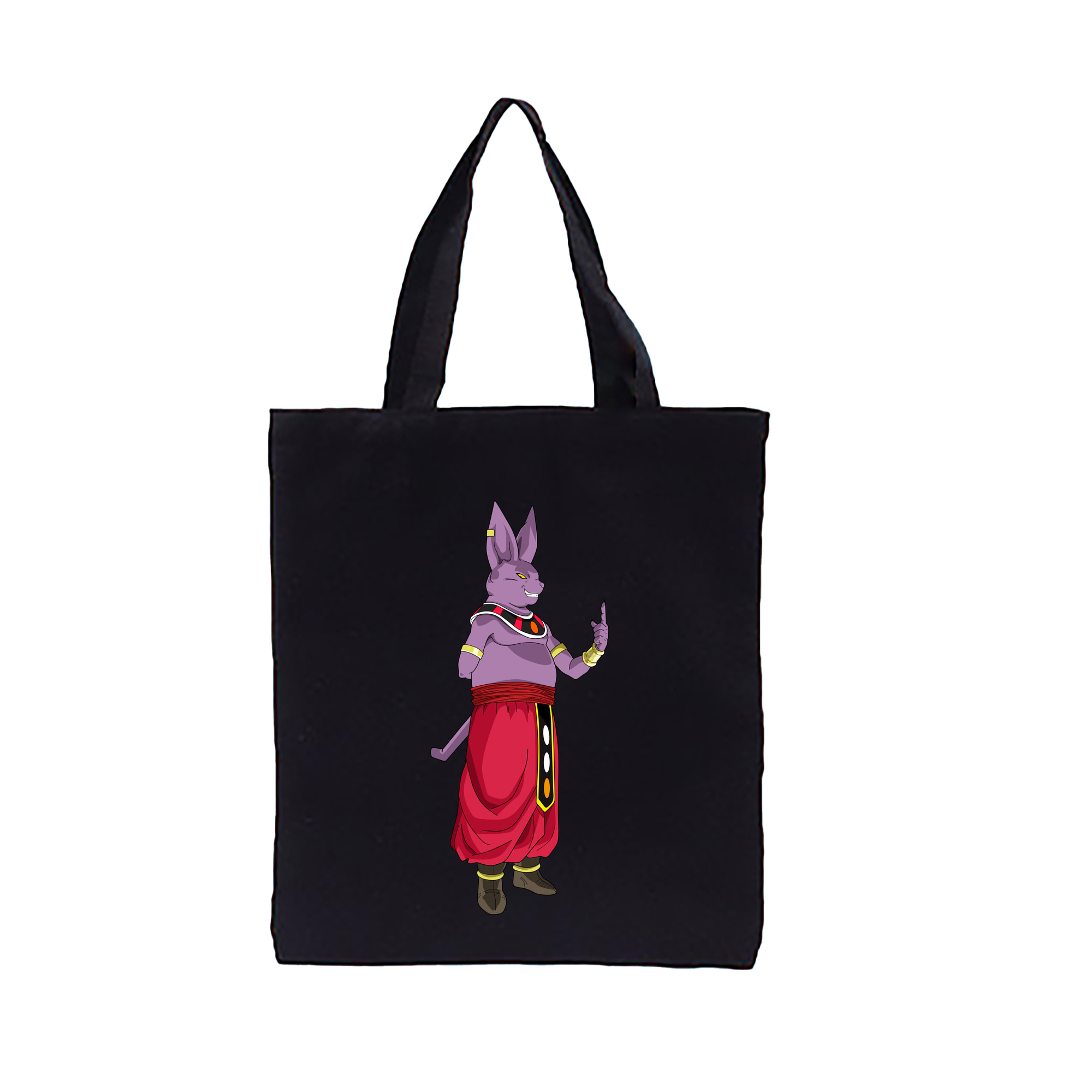 （画像用） ドラゴンボール シャンパ DRAGON BALL Champa 縦型キャンバス生地手提げバッグ　トートバッグ