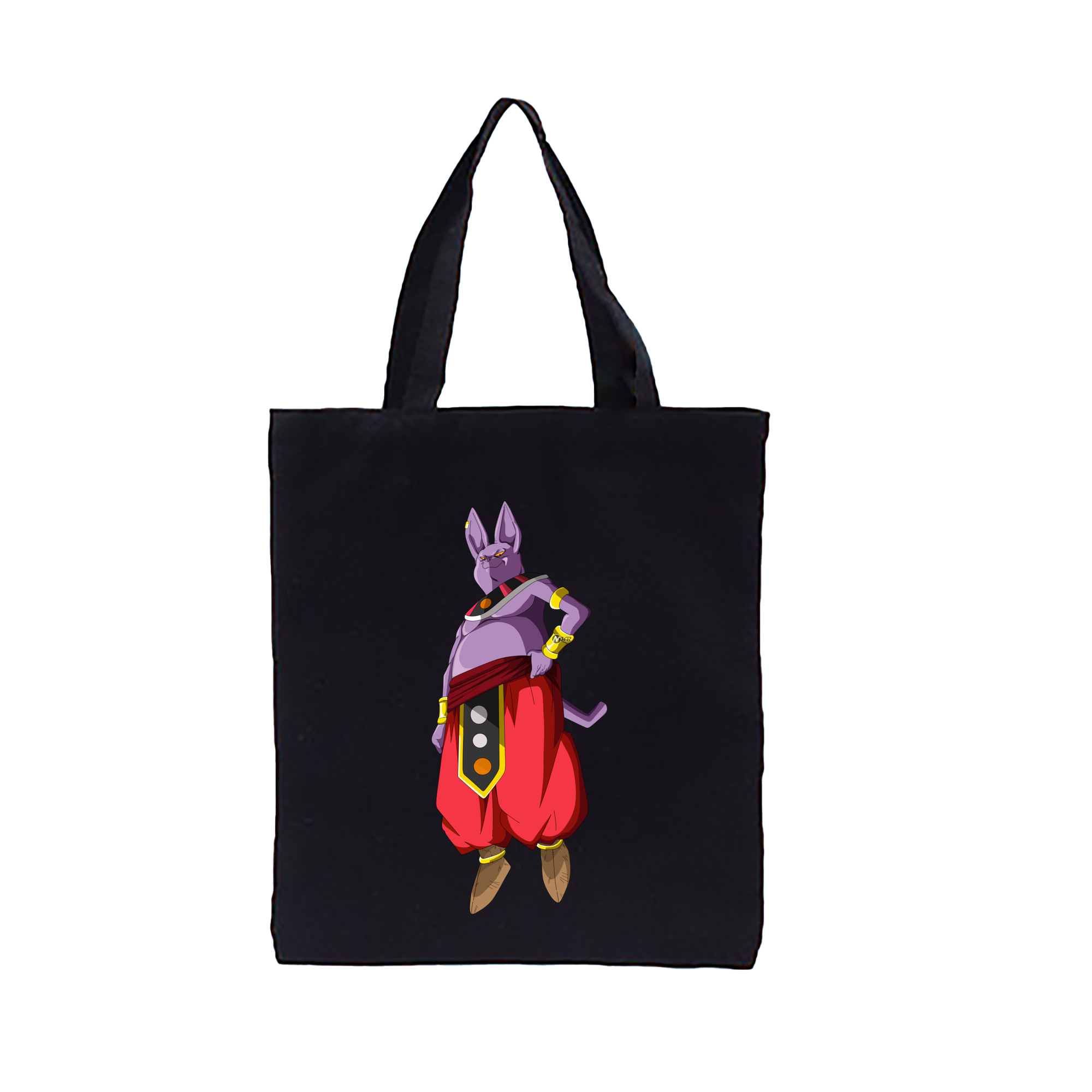 （画像用） ドラゴンボール シャンパ DRAGON BALL Champa 縦型キャンバス生地手提げバッグ　トートバッグ