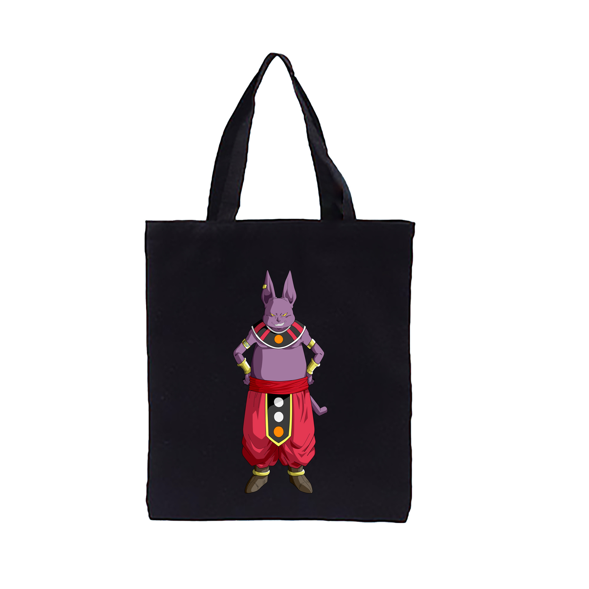（画像用） ドラゴンボール シャンパ DRAGON BALL Champa 縦型キャンバス生地手提げバッグ　トートバッグ