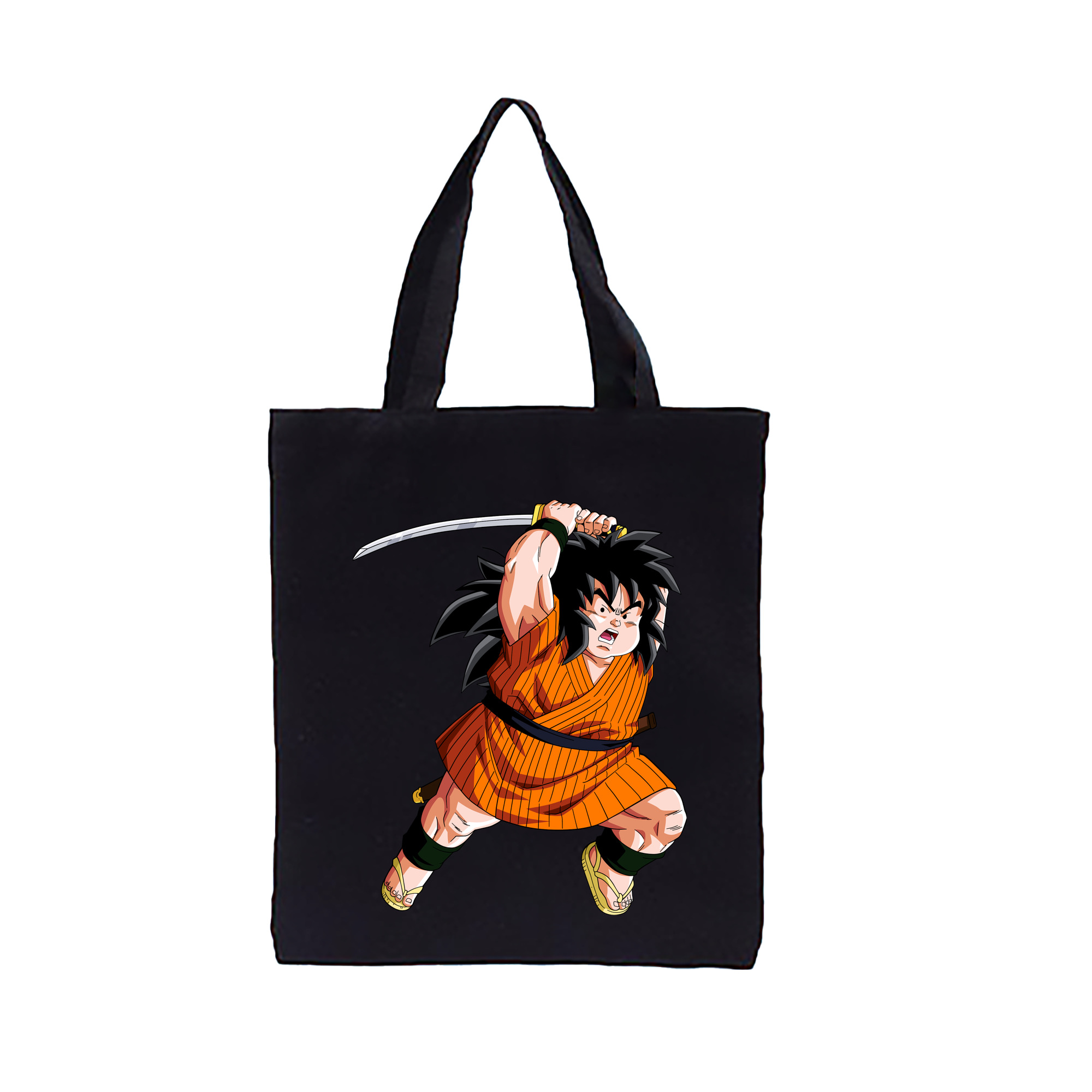 （画像用） ドラゴンボール やじろべえ DRAGON BALL Yajirobe 縦型キャンバス生地手提げバッグ　トートバッグ