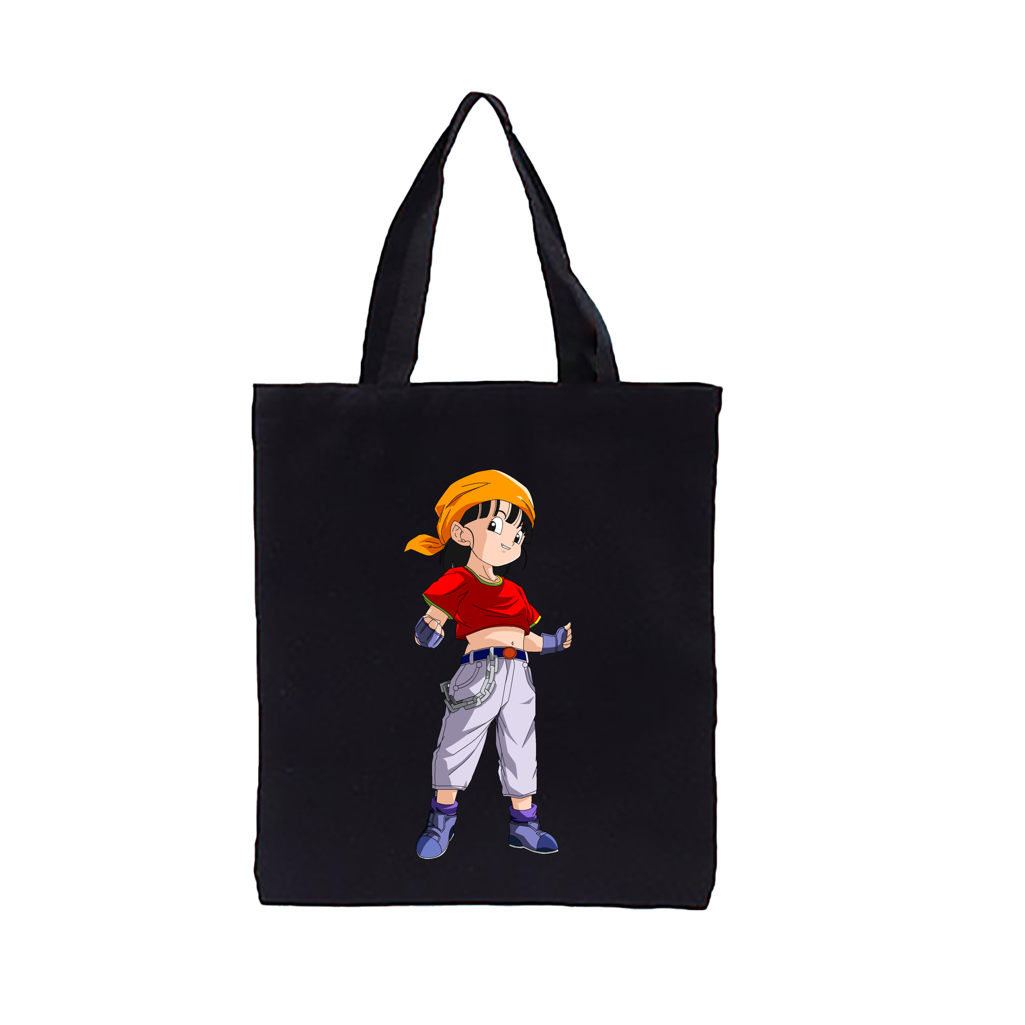 （画像用） ドラゴンボール パン DRAGON BALL Pan 縦型キャンバス生地手提げバッグ　トートバッグ