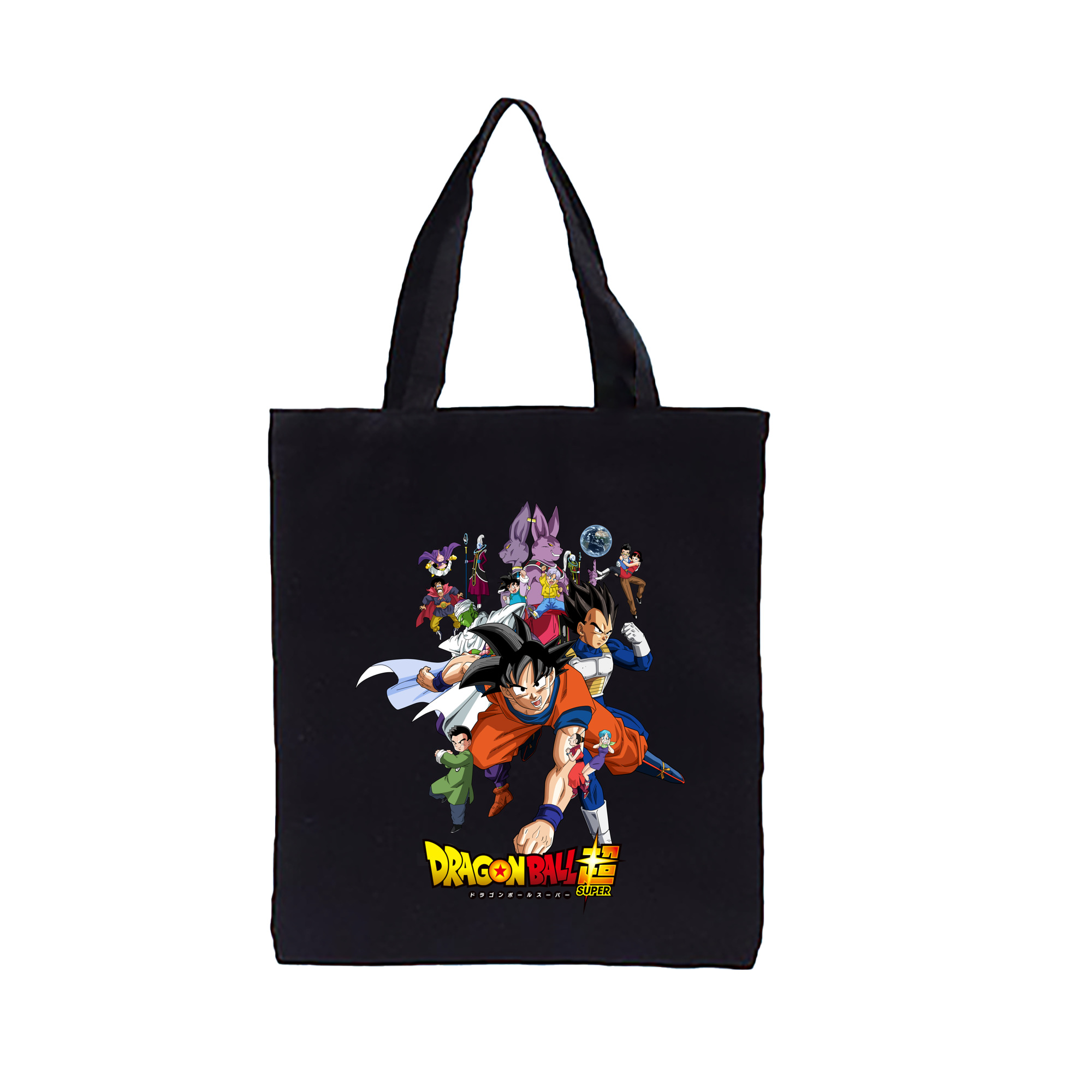 （画像用） ドラゴンボール DRAGON BALL 縦型キャンバス生地手提げバッグ　トートバッグ