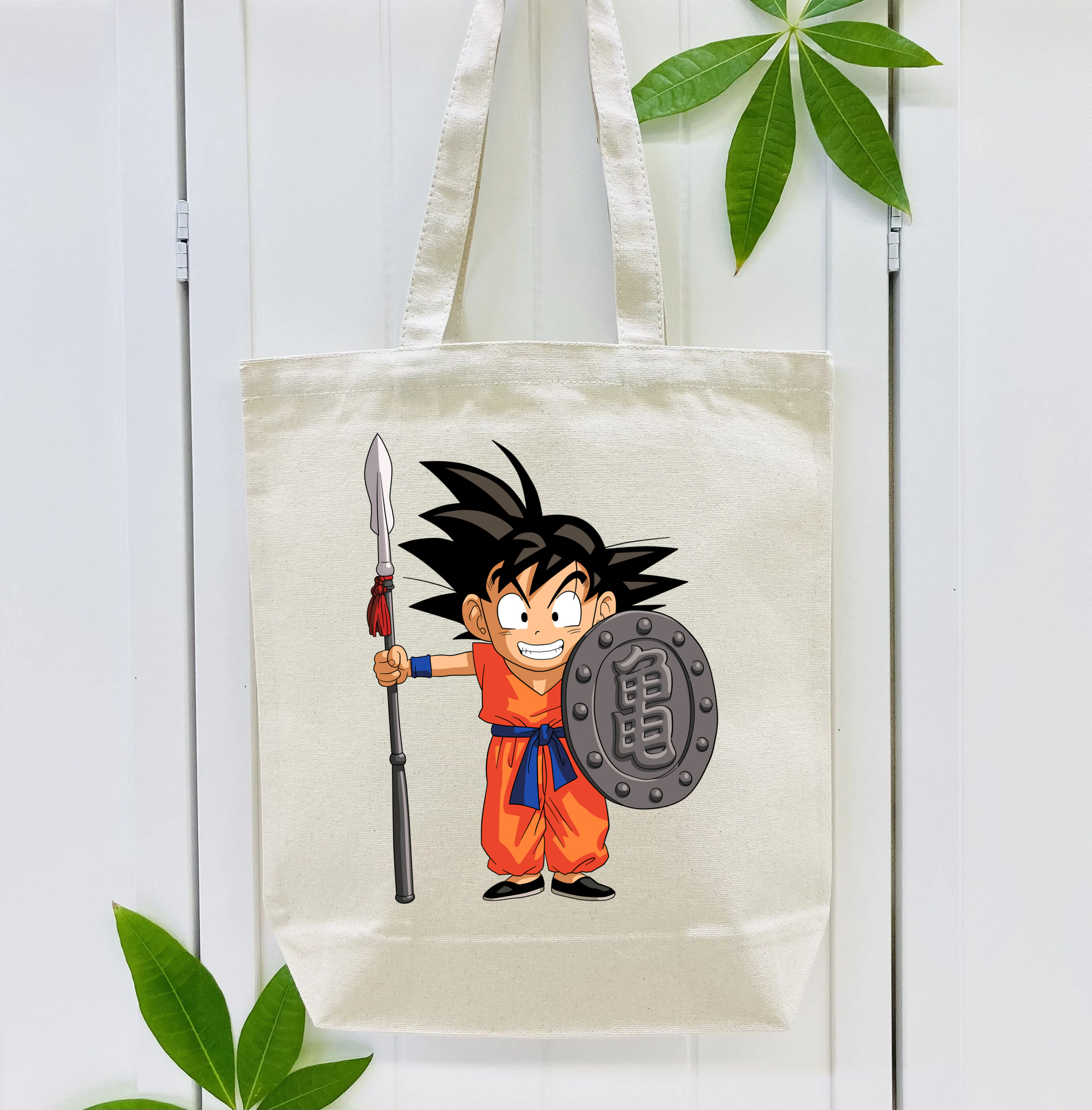ドラゴンボール 孫悟空（そん ごくう）Son Goku カカロット DRAGON BALL Kakarotto 縦型キャンバス生地手提げバッグ　トートバッグ