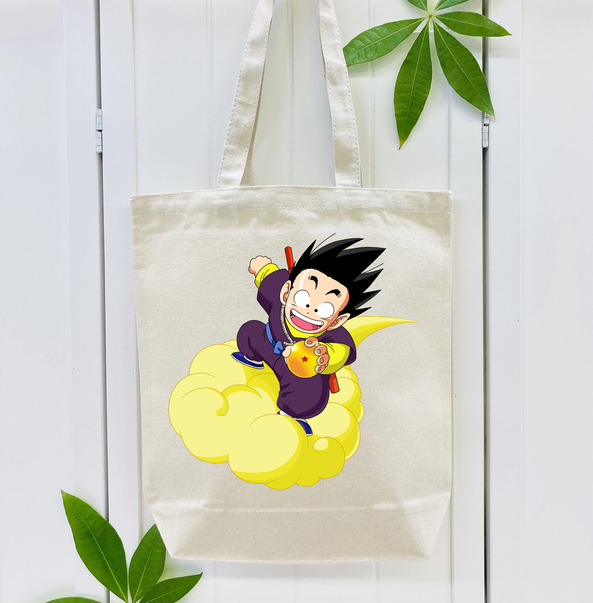 ドラゴンボール 孫悟空（そん ごくう）Son Goku カカロット DRAGON BALL Kakarotto 縦型キャンバス生地手提げバッグ　トートバッグ