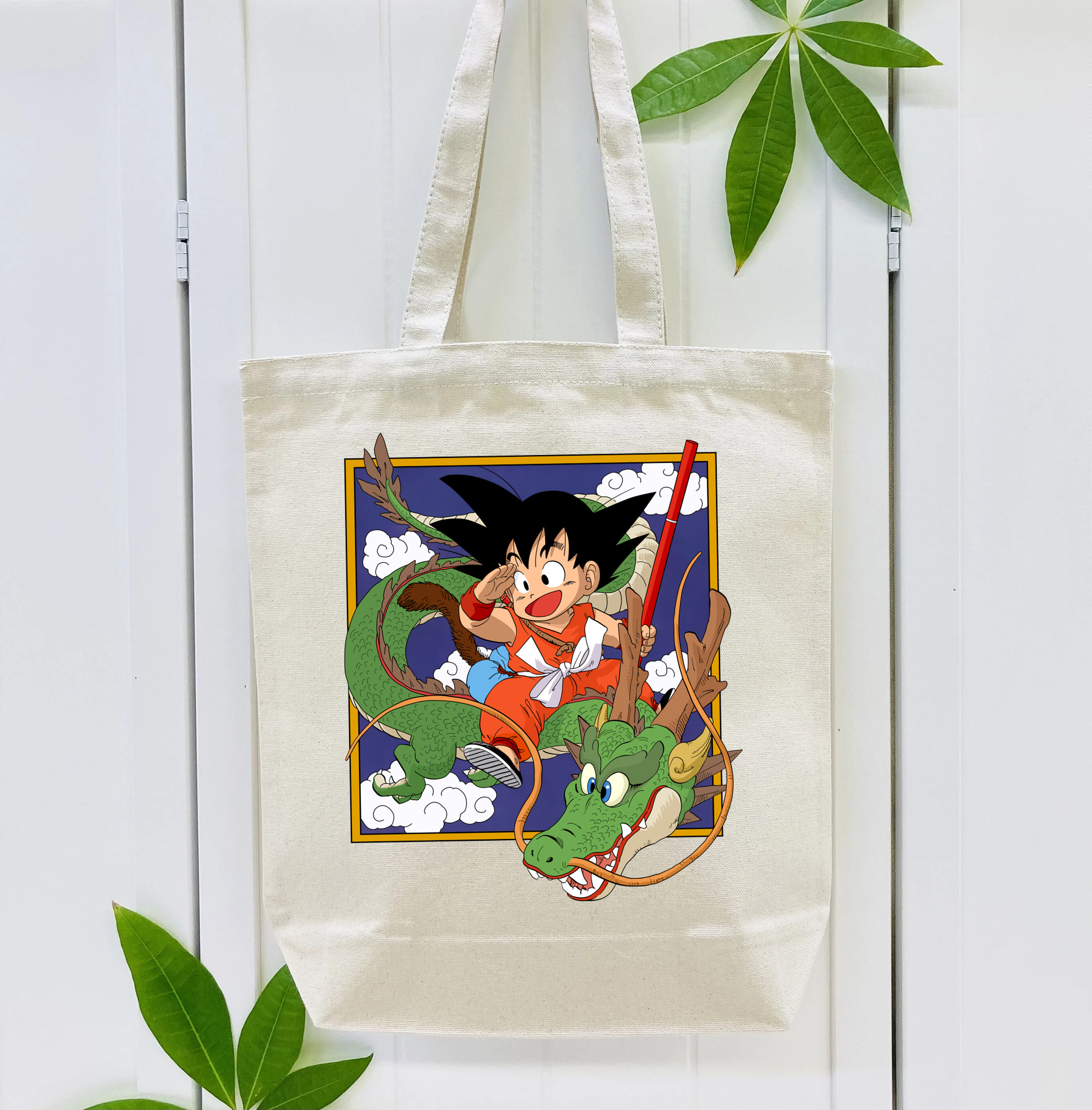 ドラゴンボール 孫悟空（そん ごくう）Son Goku カカロット DRAGON BALL Kakarotto 縦型キャンバス生地手提げバッグ　トートバッグ