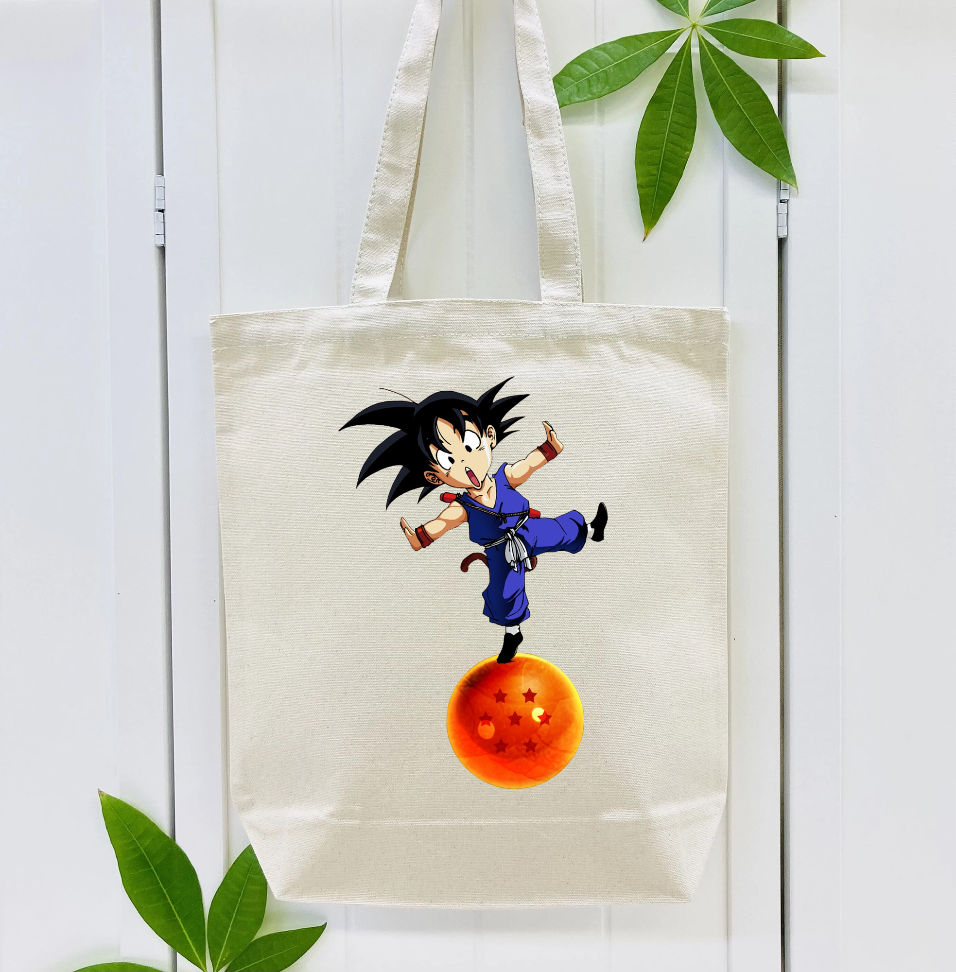 ドラゴンボール 孫悟空（そん ごくう）Son Goku カカロット DRAGON BALL Kakarotto 縦型キャンバス生地手提げバッグ　トートバッグ