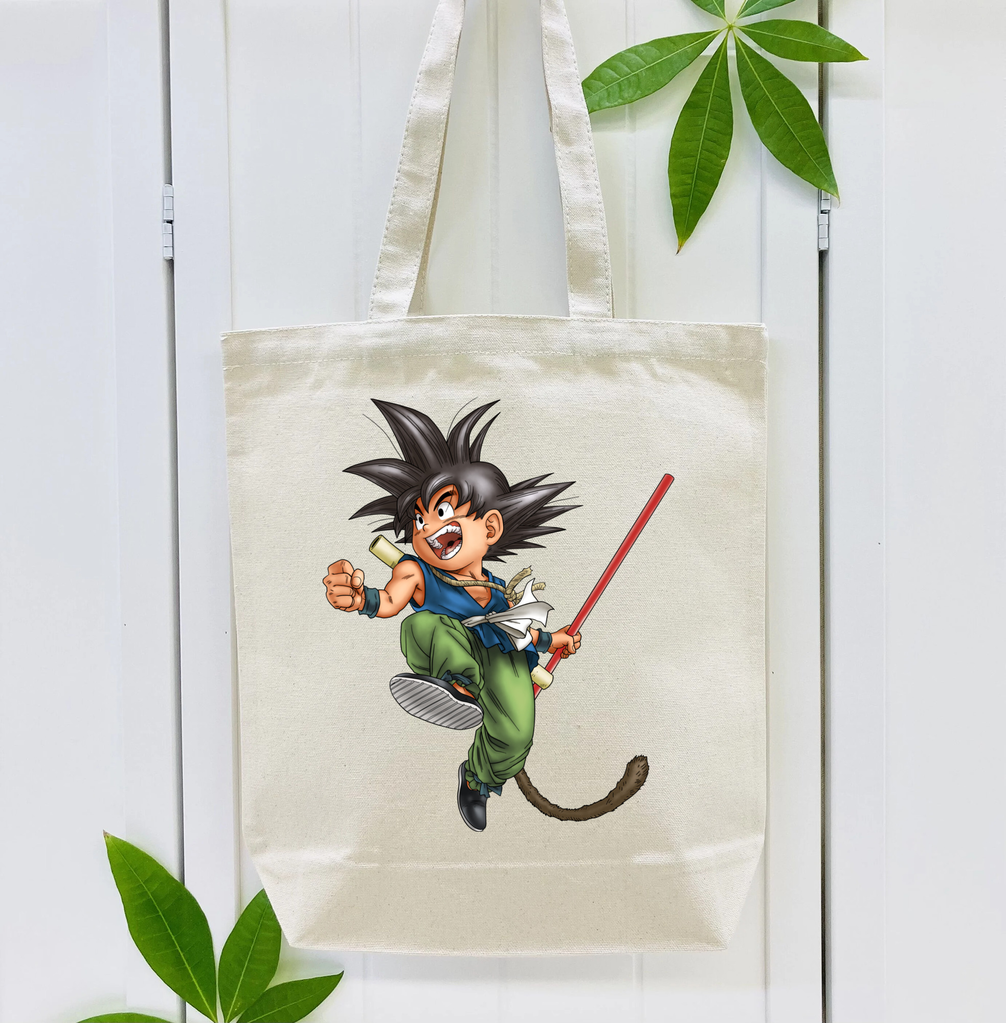 ドラゴンボール 孫悟空（そん ごくう）Son Goku カカロット DRAGON BALL Kakarotto 縦型キャンバス生地手提げバッグ　トートバッグ