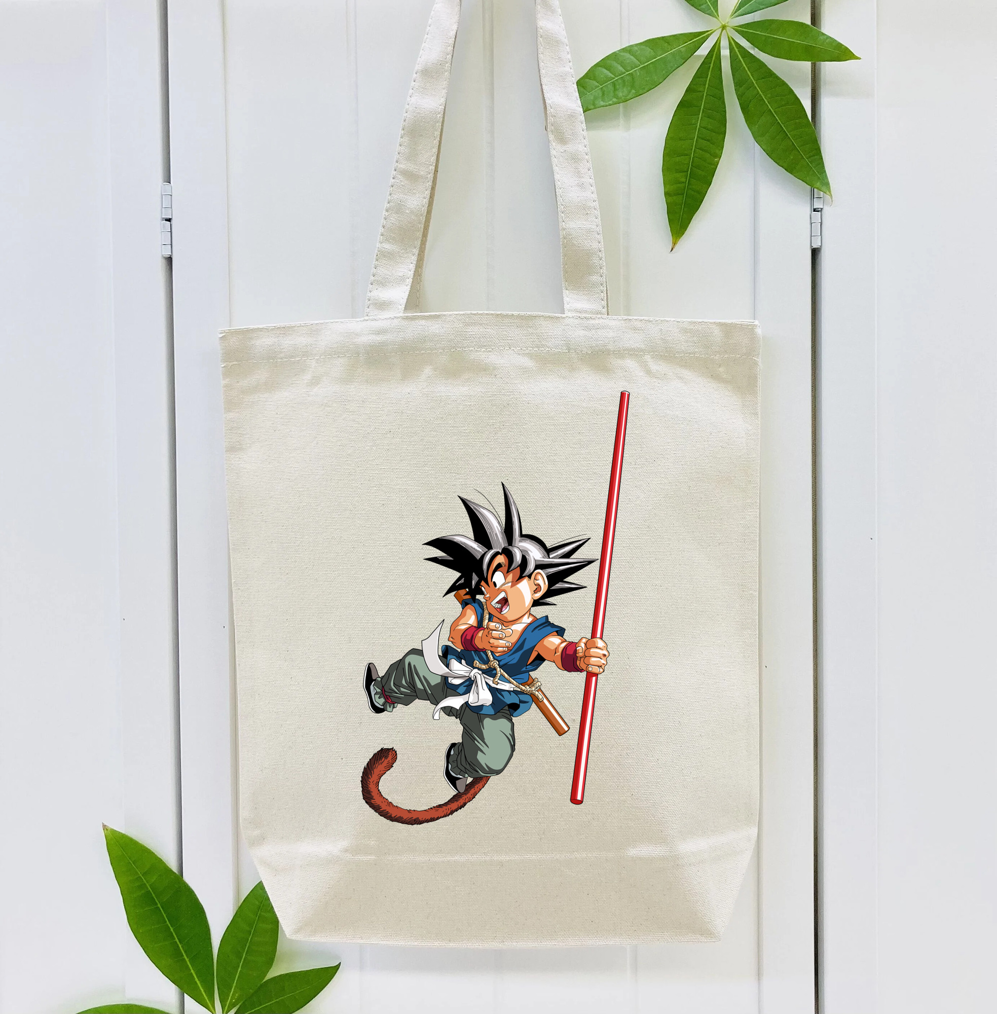 ドラゴンボール 孫悟空（そん ごくう）Son Goku カカロット DRAGON BALL Kakarotto 縦型キャンバス生地手提げバッグ　トートバッグ