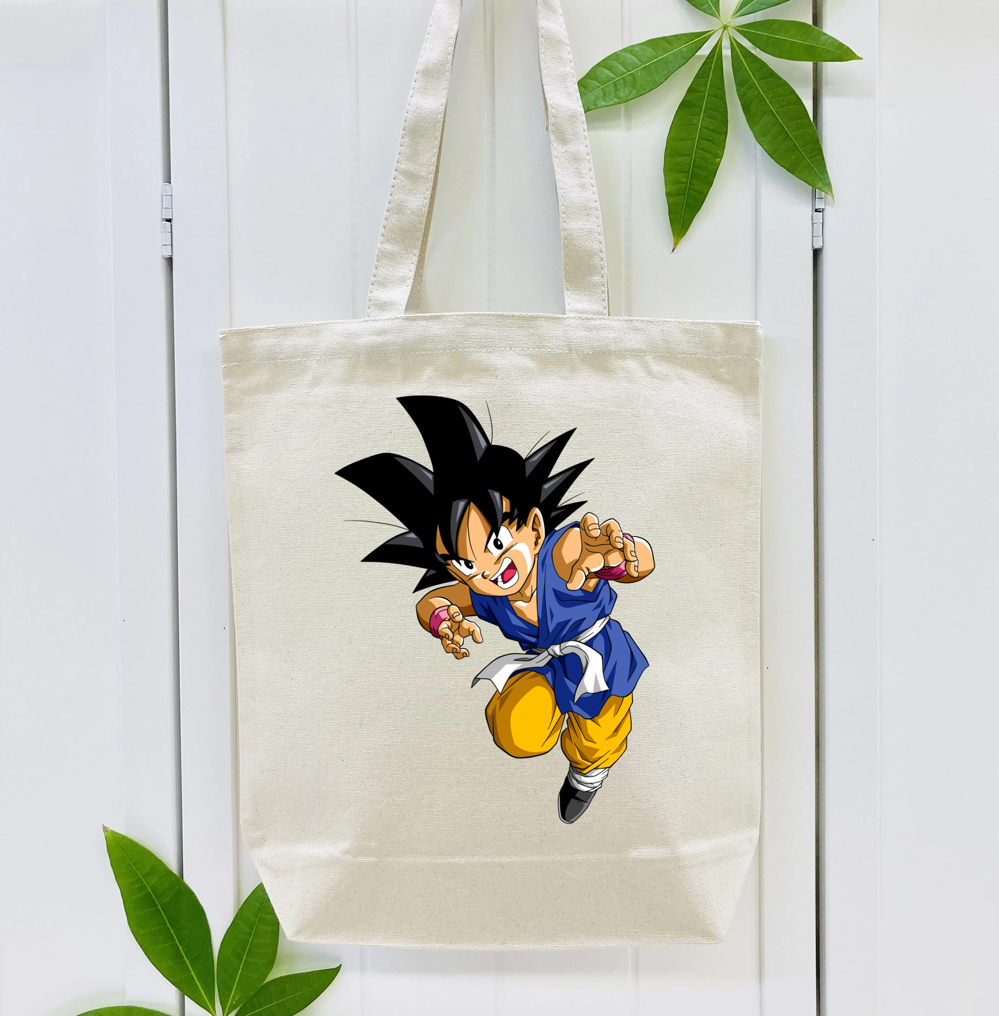 ドラゴンボール 孫悟空（そん ごくう）Son Goku カカロット DRAGON BALL Kakarotto 縦型キャンバス生地手提げバッグ　トートバッグ