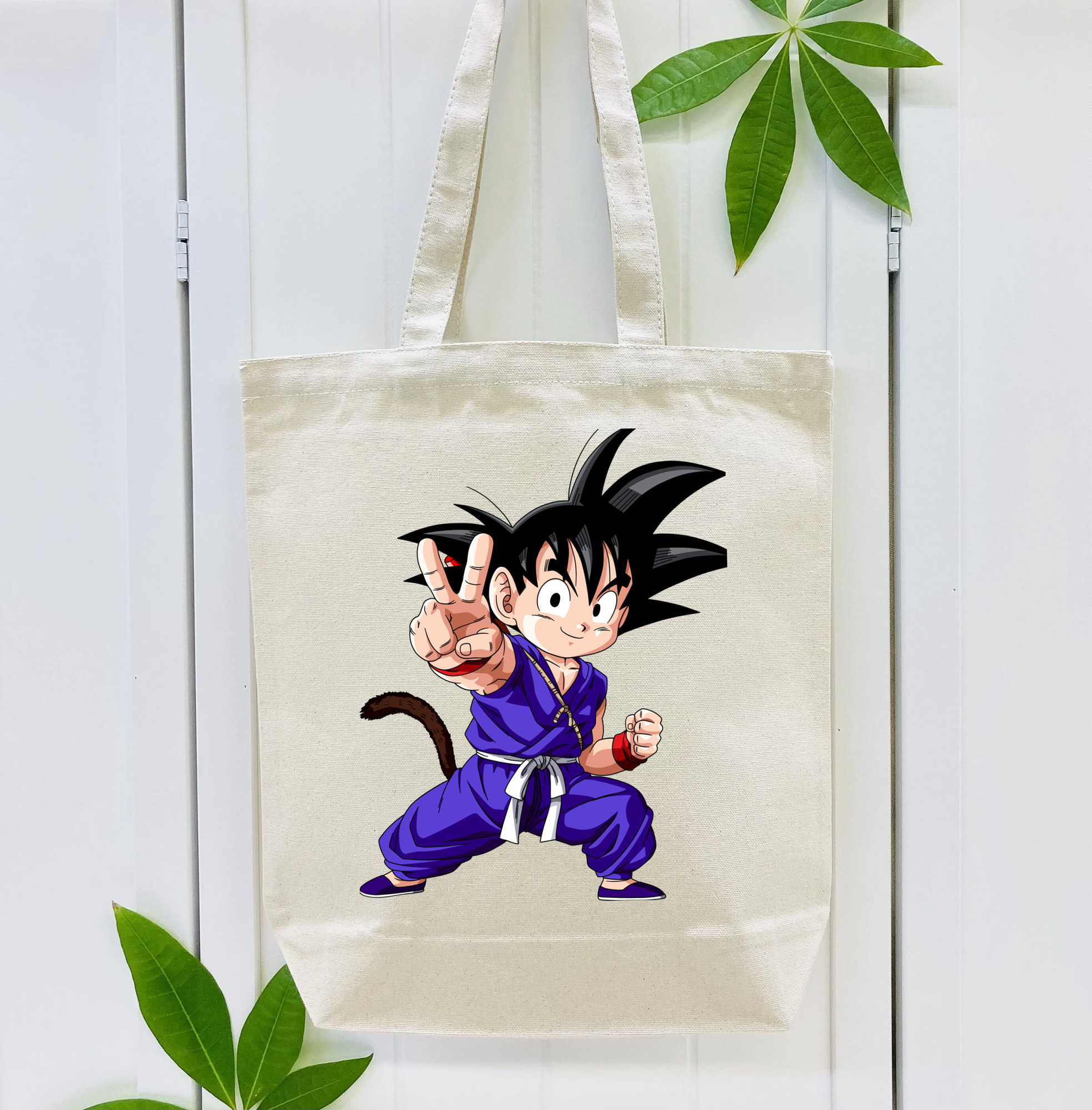 ドラゴンボール 孫悟空（そん ごくう）Son Goku カカロット DRAGON BALL Kakarotto 縦型キャンバス生地手提げバッグ　トートバッグ