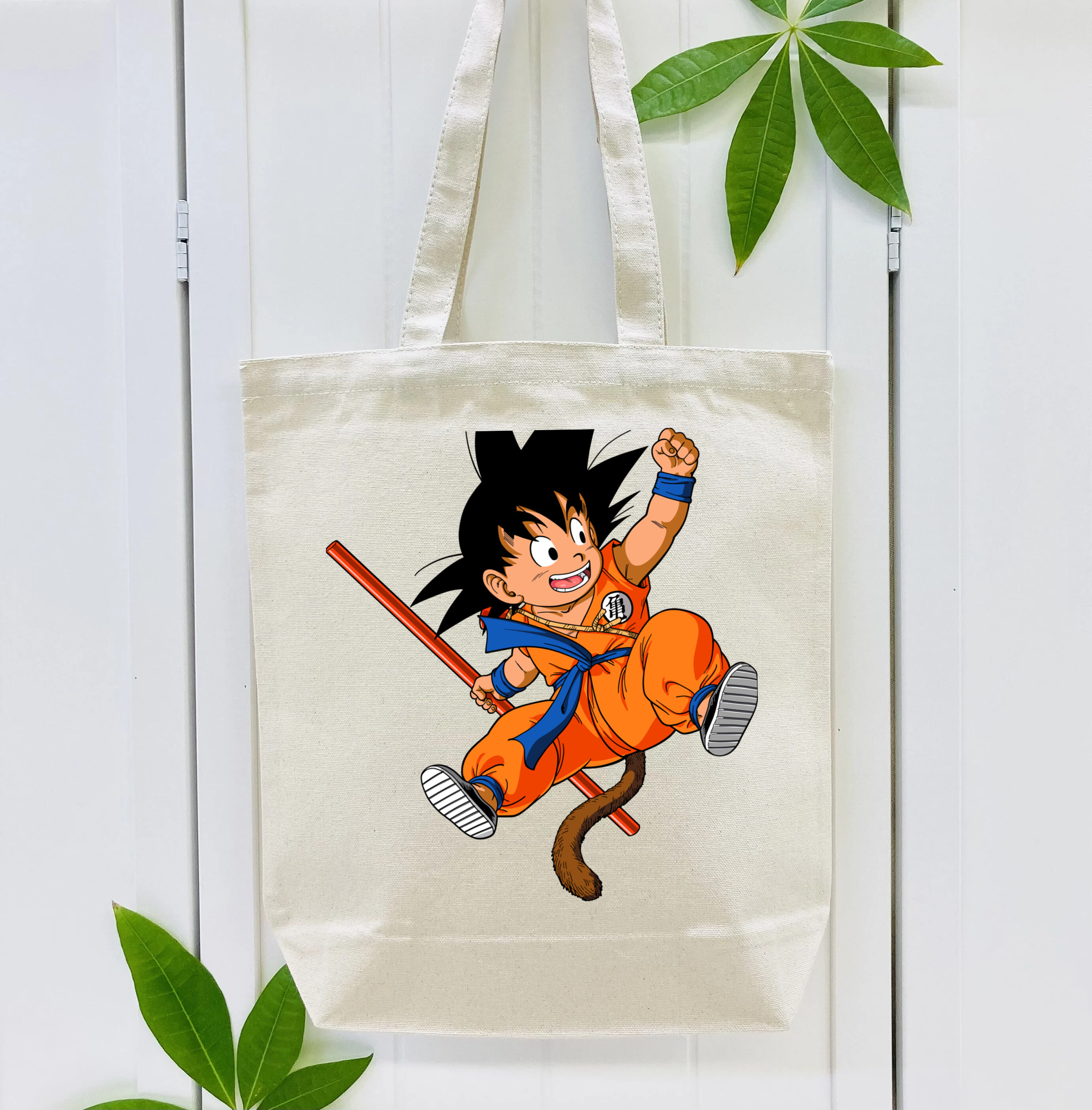 ドラゴンボール 孫悟空（そん ごくう）Son Goku カカロット DRAGON BALL Kakarotto 縦型キャンバス生地手提げバッグ　トートバッグ