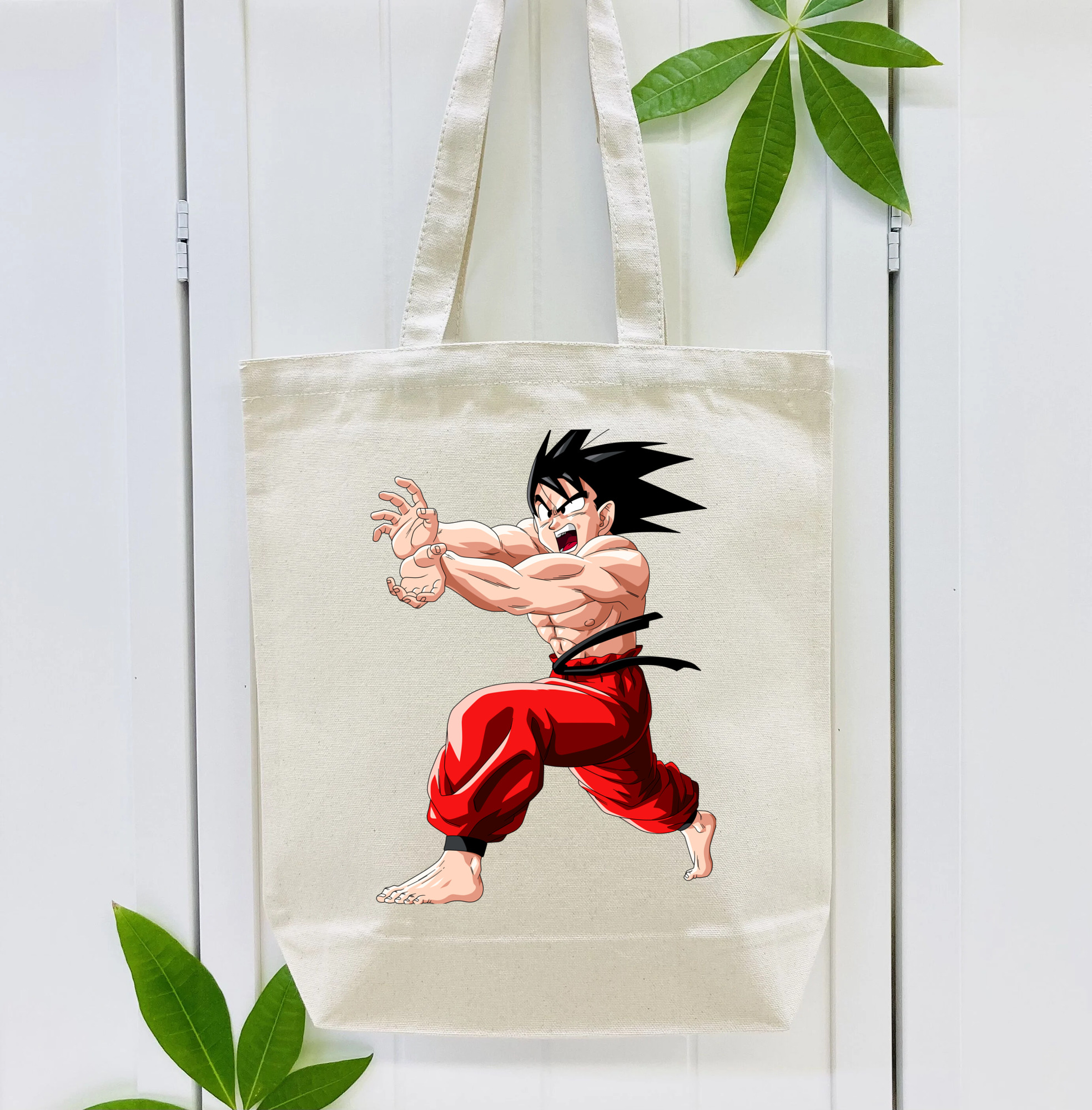 ドラゴンボール 孫悟空（そん ごくう）Son Goku カカロット DRAGON BALL Kakarotto 縦型キャンバス生地手提げバッグ　トートバッグ