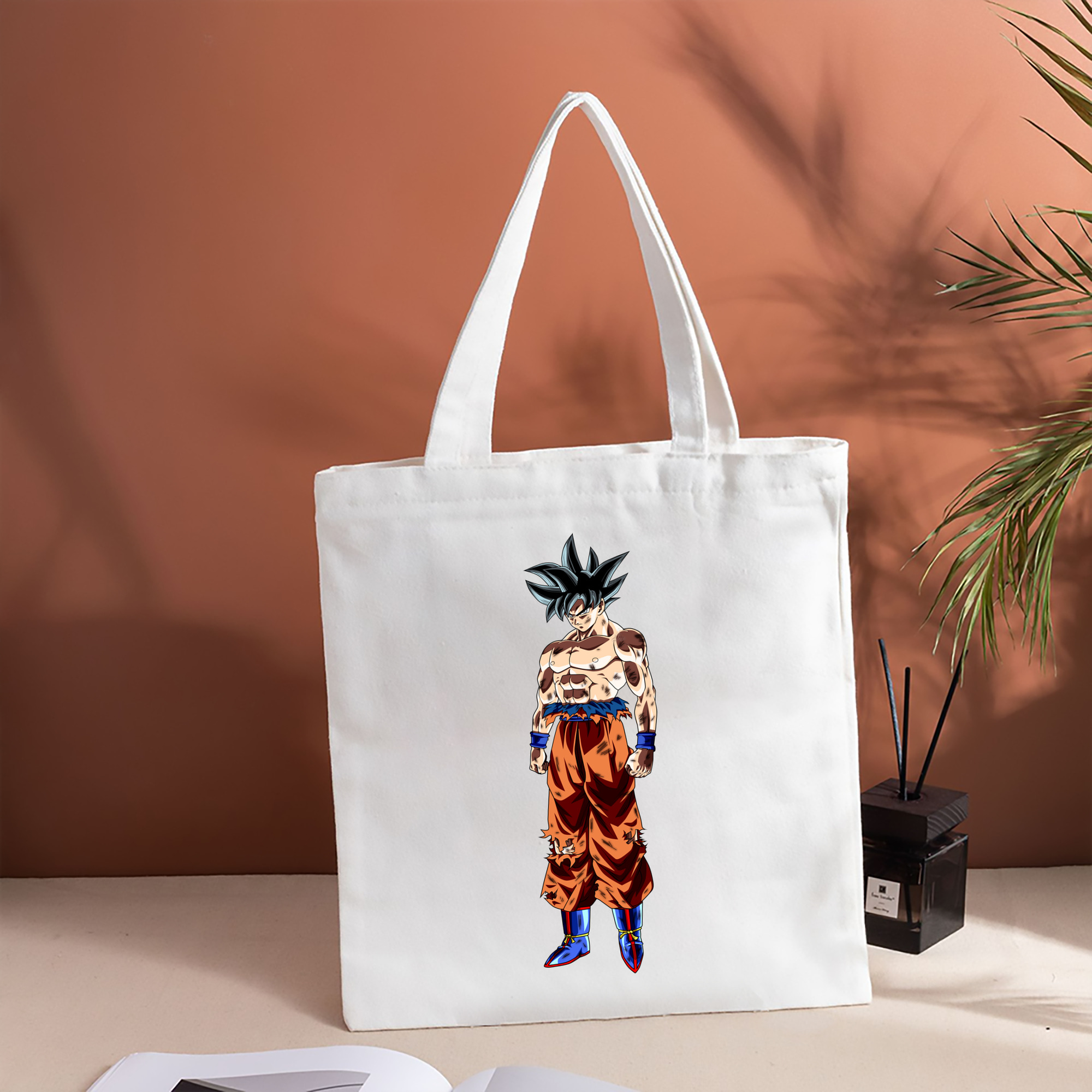 ドラゴンボール 孫悟空（そん ごくう）Son Goku カカロット DRAGON BALL Kakarotto 縦型キャンバス生地手提げバッグ　トートバッグ