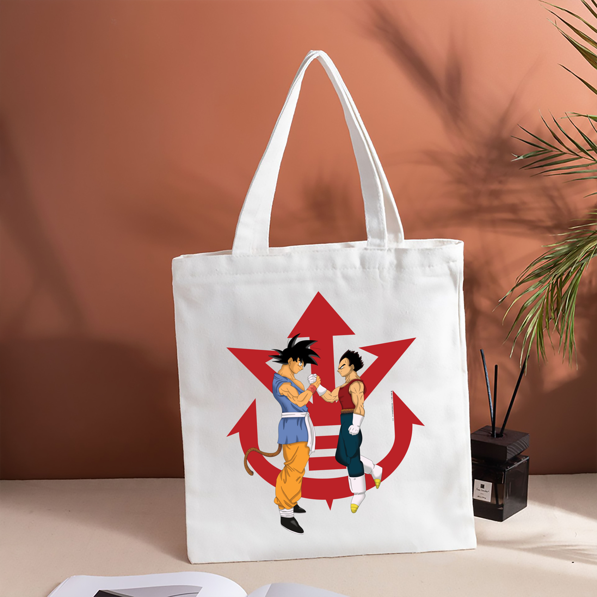 ドラゴンボール 孫悟空（そん ごくう）Son Goku カカロット DRAGON BALL Kakarotto 縦型キャンバス生地手提げバッグ　トートバッグ