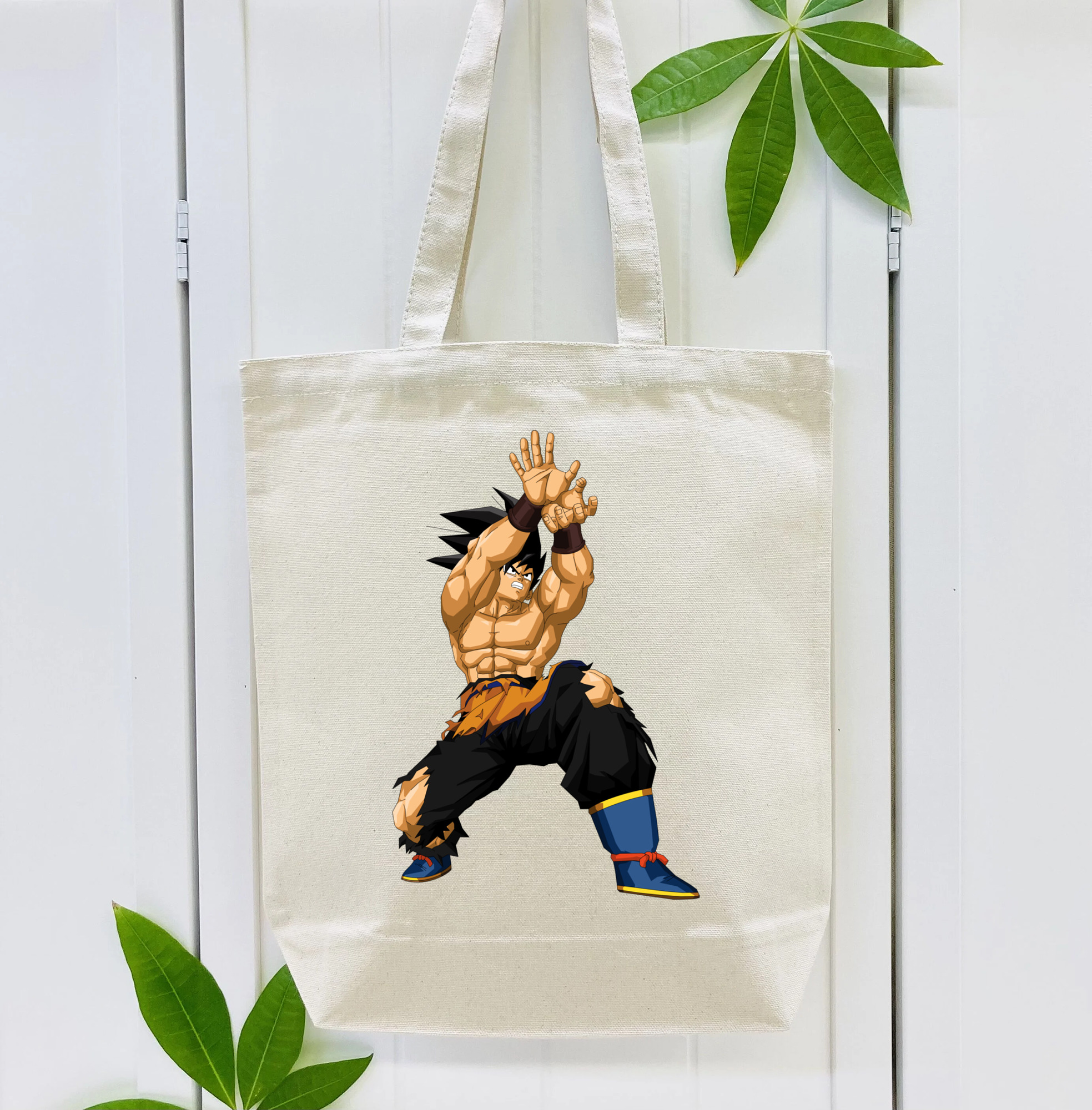 ドラゴンボール 孫悟空（そん ごくう）Son Goku カカロット DRAGON BALL Kakarotto 縦型キャンバス生地手提げバッグ　トートバッグ