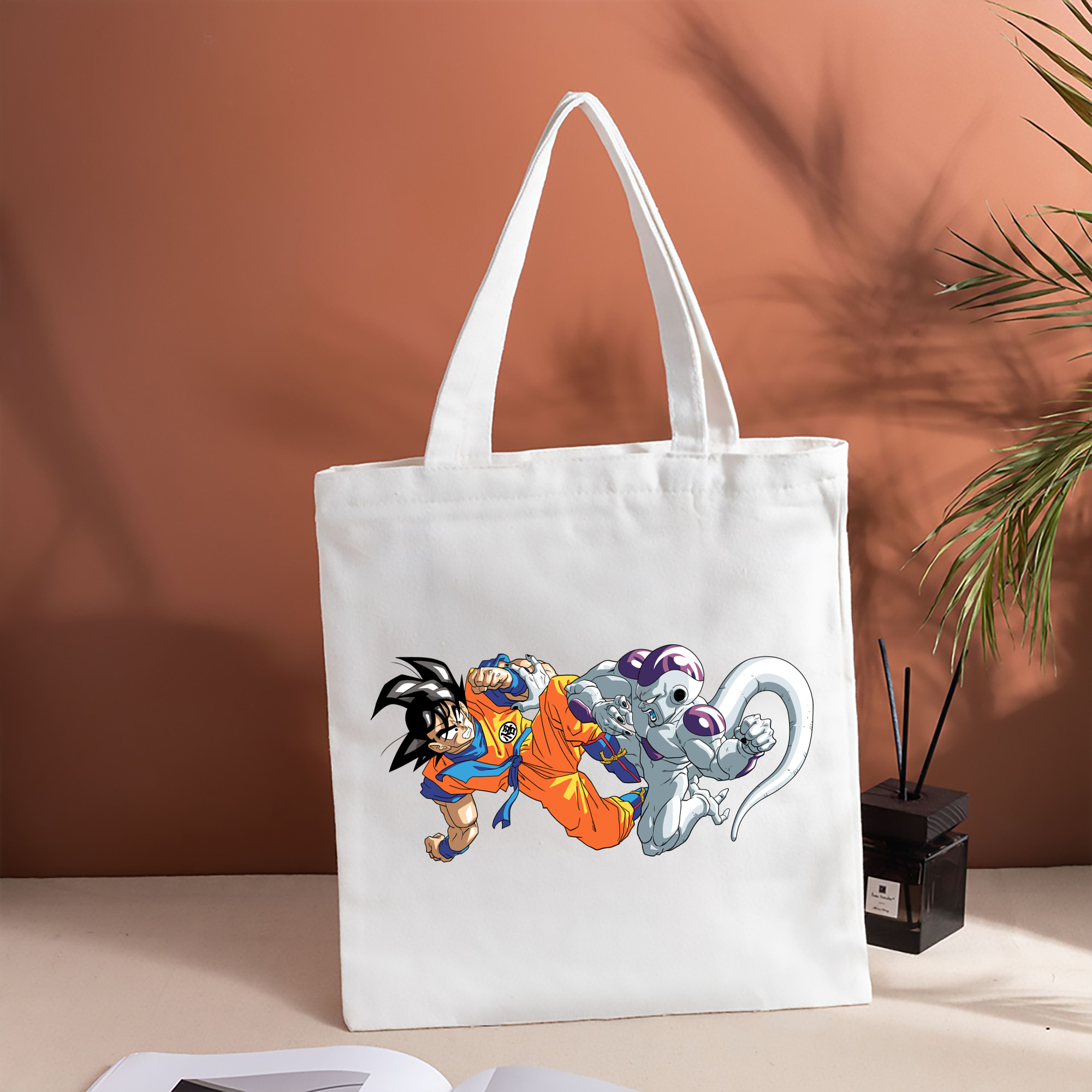 ドラゴンボール 孫悟空（そん ごくう）Son Goku カカロット DRAGON BALL Kakarotto 縦型キャンバス生地手提げバッグ　トートバッグ