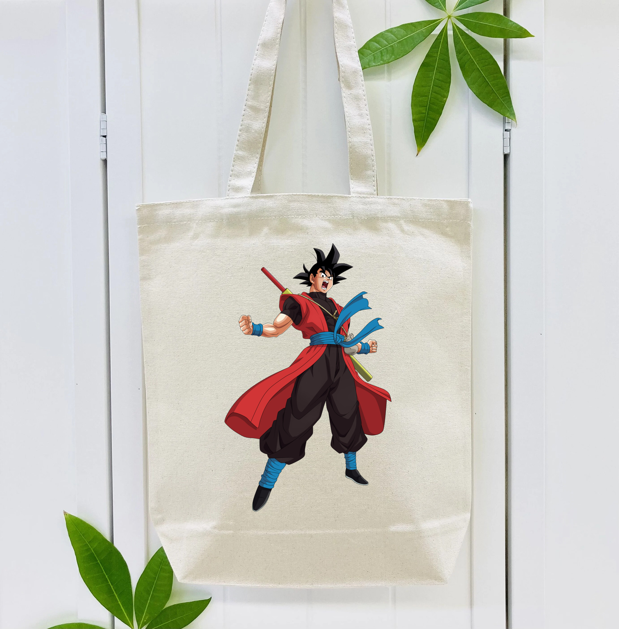 ドラゴンボール 孫悟空（そん ごくう）Son Goku カカロット DRAGON BALL Kakarotto 縦型キャンバス生地手提げバッグ　トートバッグ