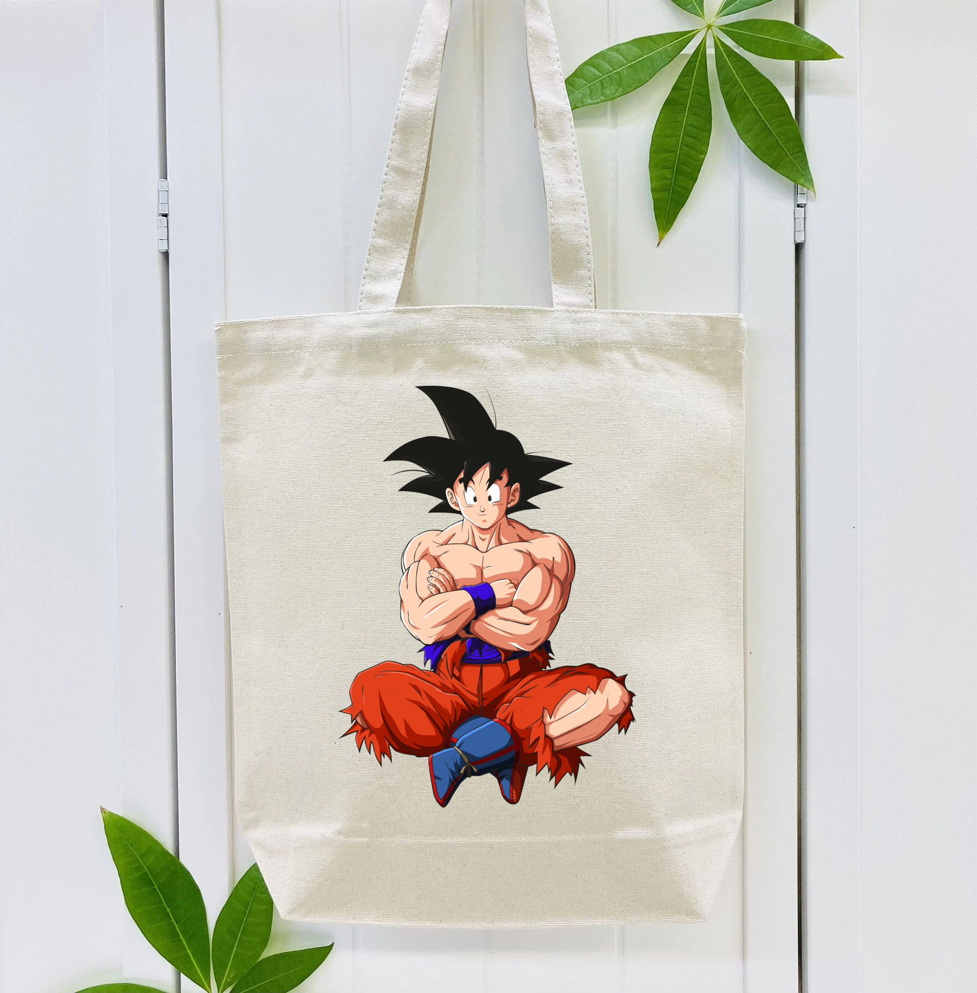 ドラゴンボール 孫悟空（そん ごくう）Son Goku カカロット DRAGON BALL Kakarotto 縦型キャンバス生地手提げバッグ　トートバッグ