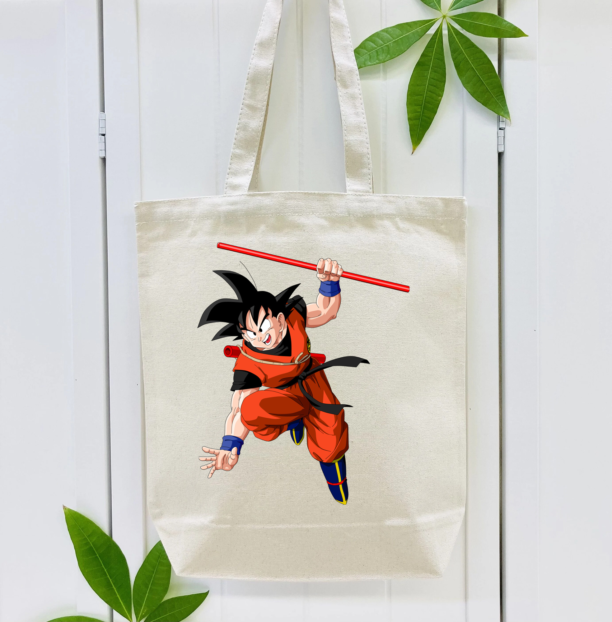 ドラゴンボール 孫悟空（そん ごくう）Son Goku カカロット DRAGON BALL Kakarotto 縦型キャンバス生地手提げバッグ　トートバッグ
