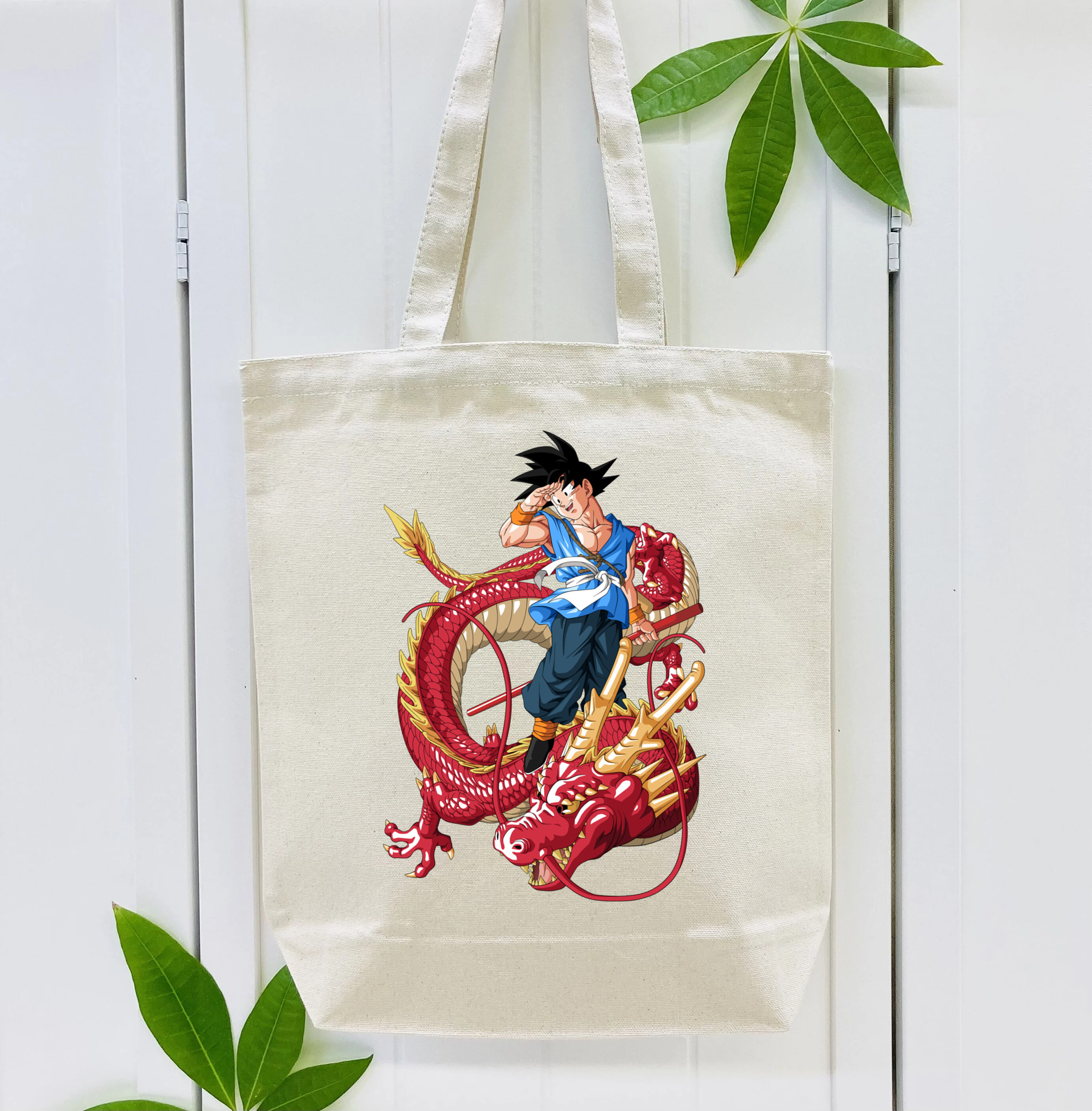 ドラゴンボール 孫悟空（そん ごくう）Son Goku カカロット DRAGON BALL Kakarotto 縦型キャンバス生地手提げバッグ　トートバッグ