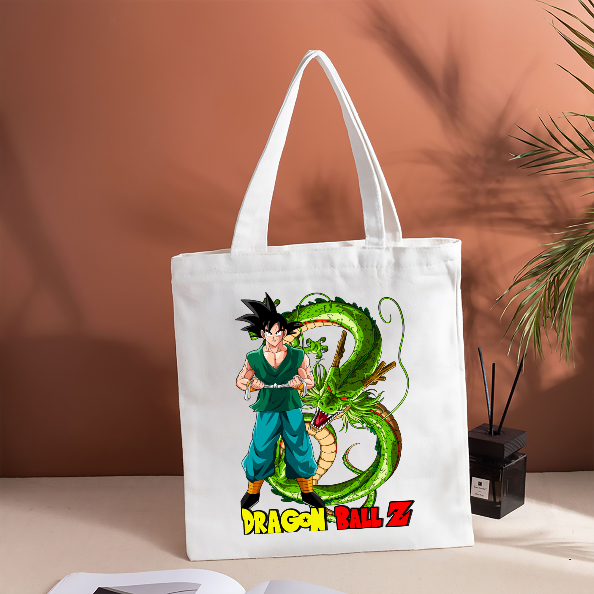 ドラゴンボール 孫悟空（そん ごくう）Son Goku カカロット DRAGON BALL Kakarotto 縦型キャンバス生地手提げバッグ　トートバッグ