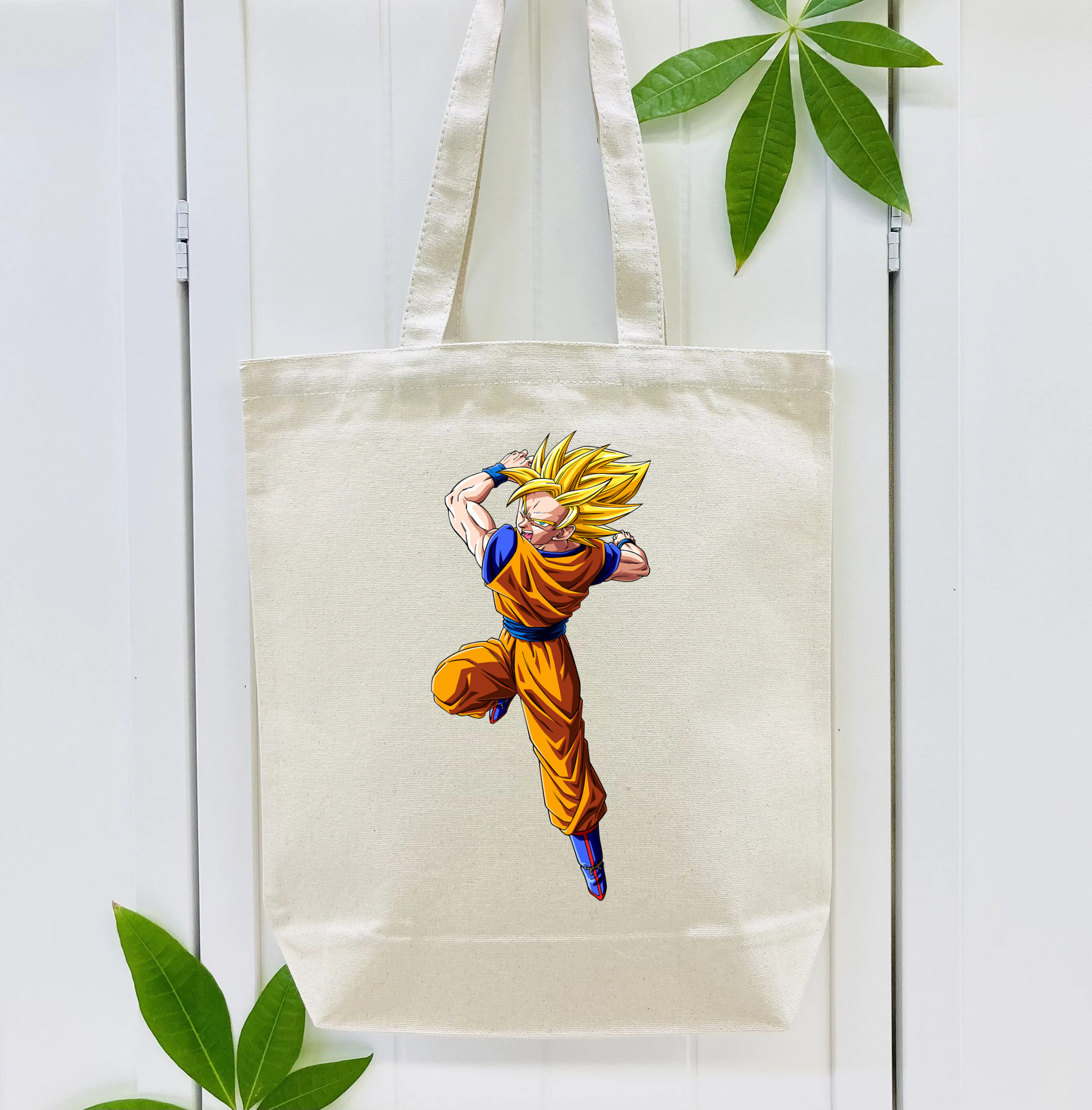 ドラゴンボール 孫悟空（そん ごくう）Son Goku カカロット DRAGON BALL Kakarotto 縦型キャンバス生地手提げバッグ　トートバッグ