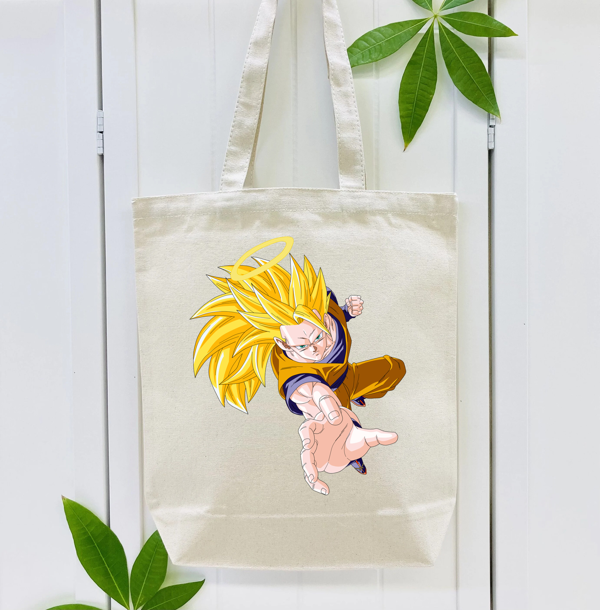 ドラゴンボール 孫悟空（そん ごくう）Son Goku カカロット DRAGON BALL Kakarotto 縦型キャンバス生地手提げバッグ　トートバッグ