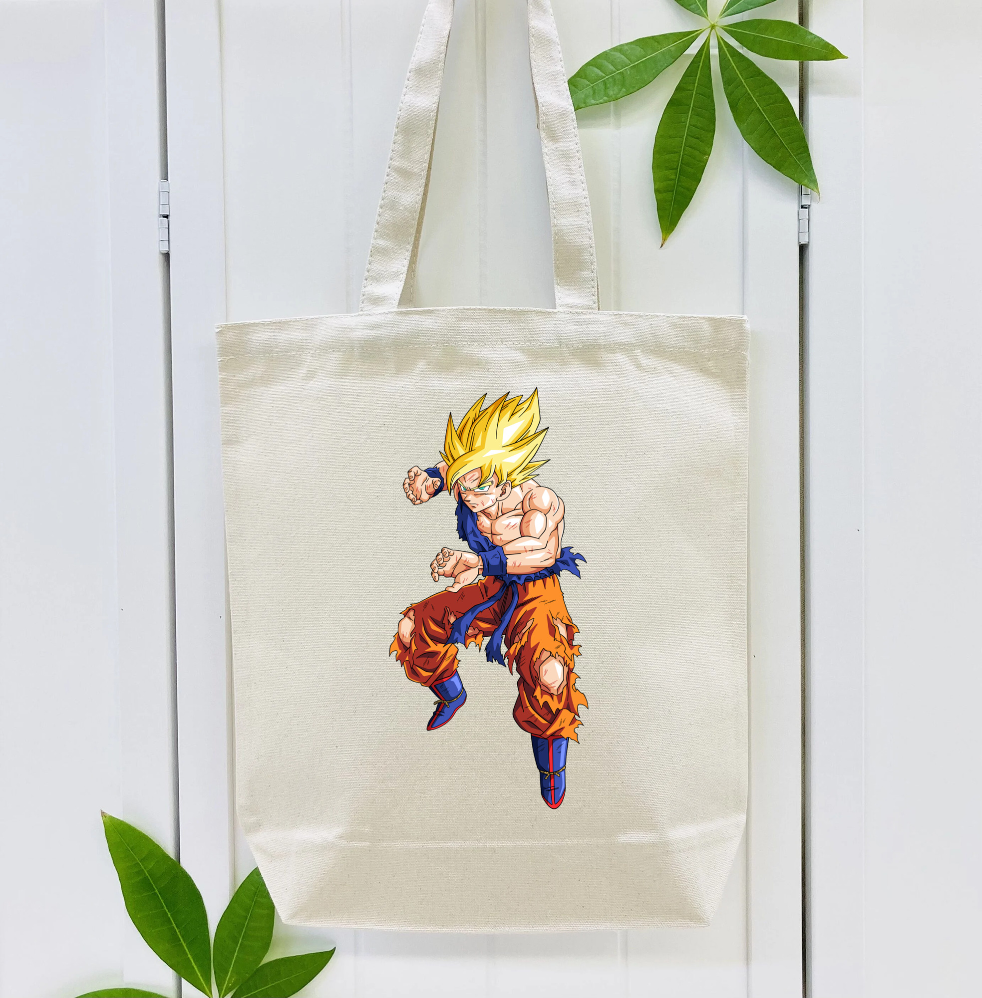 ドラゴンボール 孫悟空（そん ごくう）Son Goku カカロット DRAGON BALL Kakarotto 縦型キャンバス生地手提げバッグ　トートバッグ