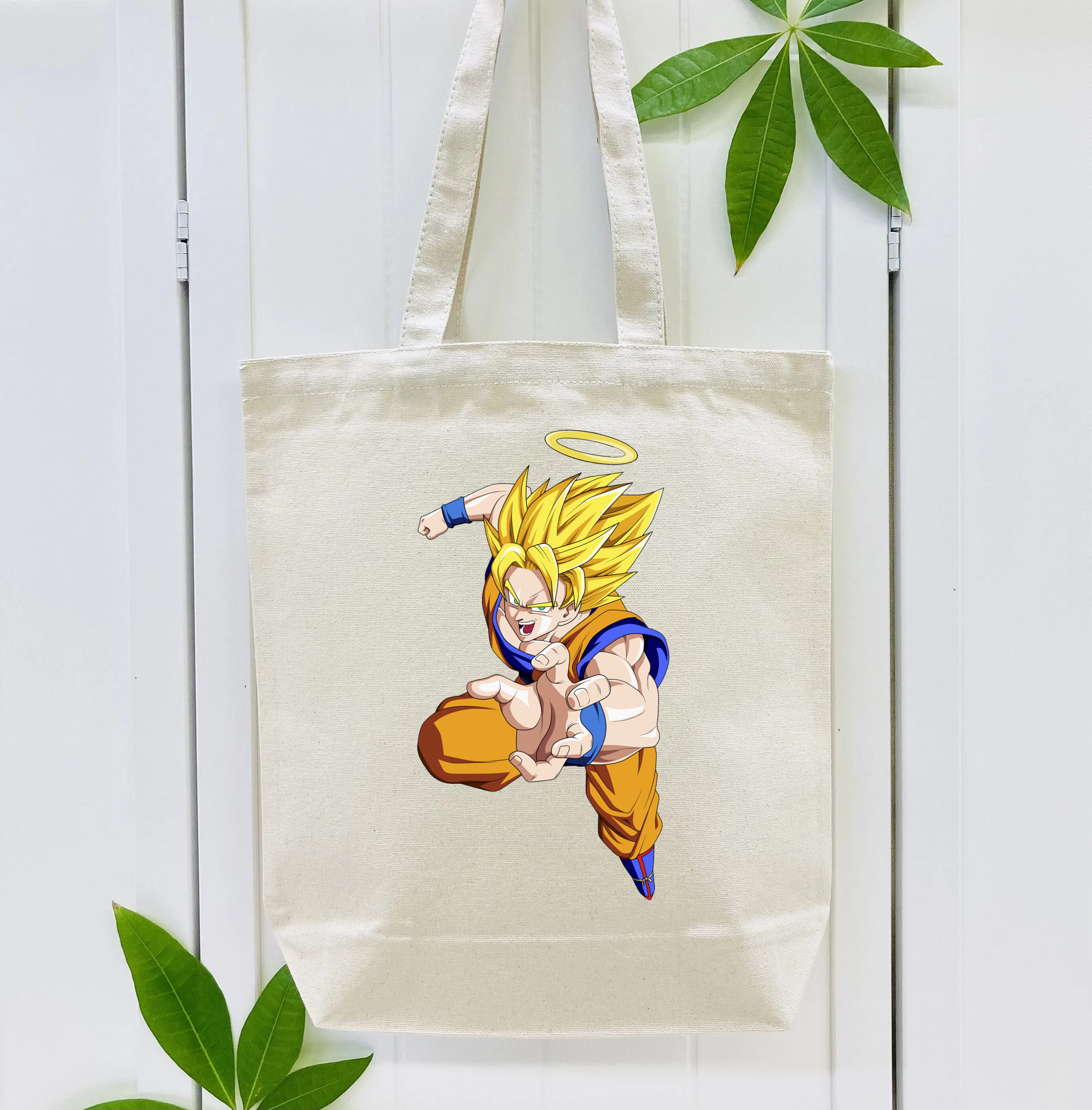 ドラゴンボール 孫悟空（そん ごくう）Son Goku カカロット DRAGON BALL Kakarotto 縦型キャンバス生地手提げバッグ　トートバッグ