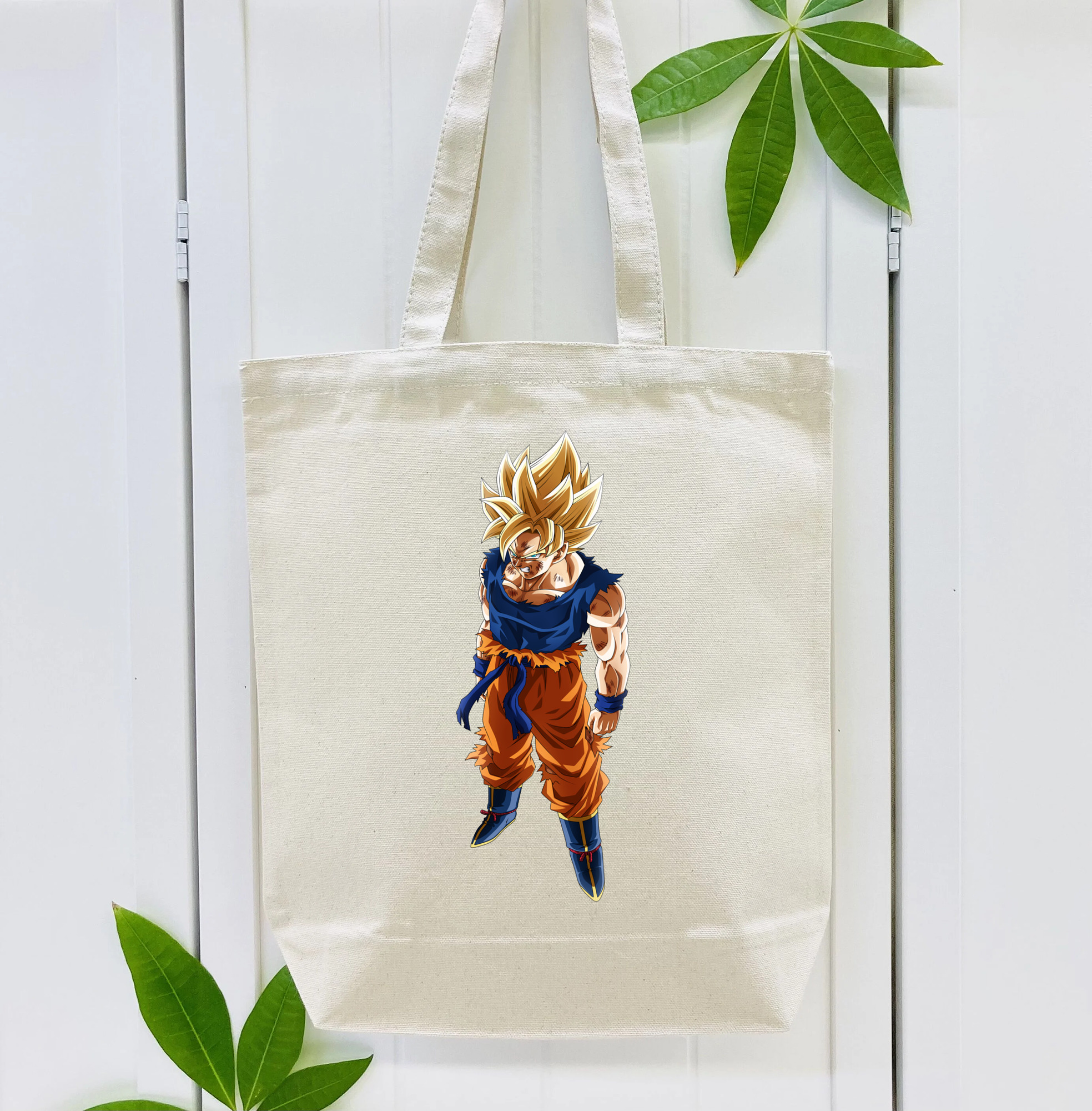 ドラゴンボール 孫悟空（そん ごくう）Son Goku カカロット DRAGON BALL Kakarotto 縦型キャンバス生地手提げバッグ　トートバッグ