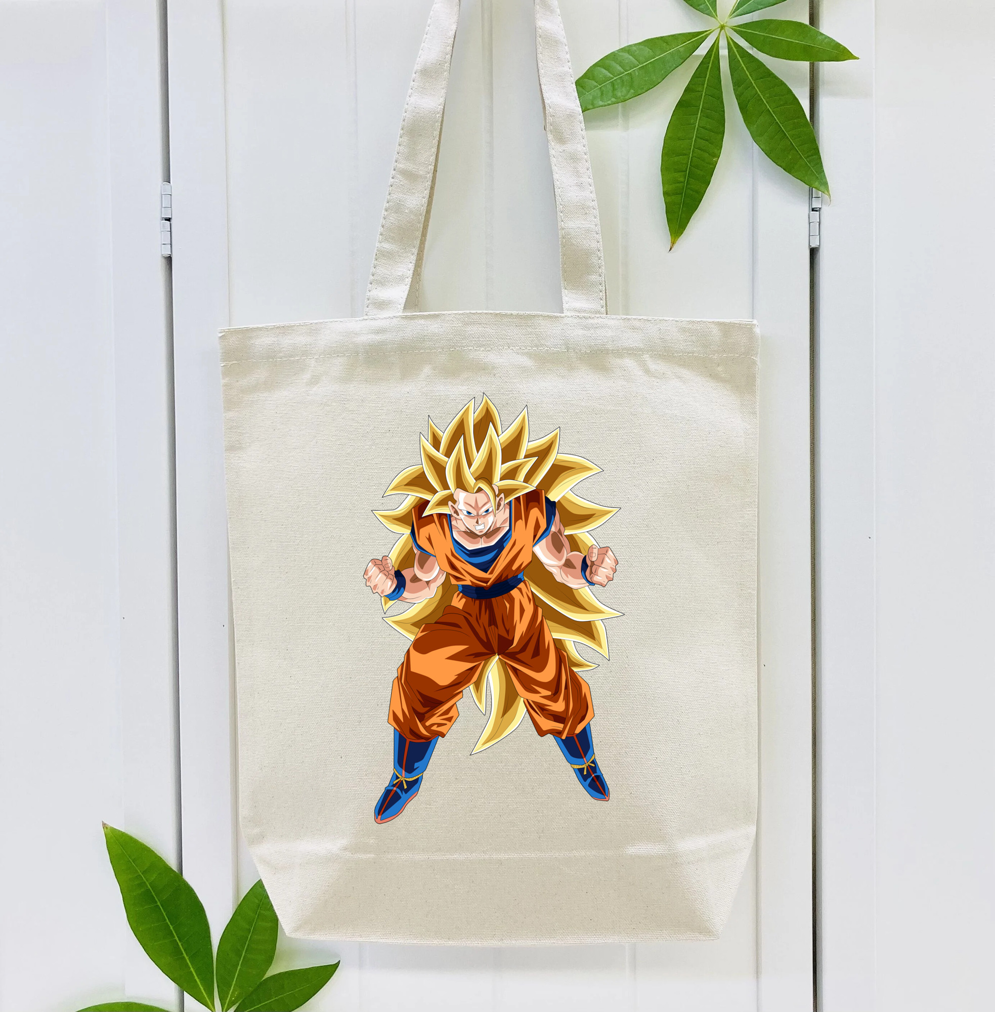 ドラゴンボール 孫悟空（そん ごくう）Son Goku カカロット DRAGON BALL Kakarotto 縦型キャンバス生地手提げバッグ　トートバッグ