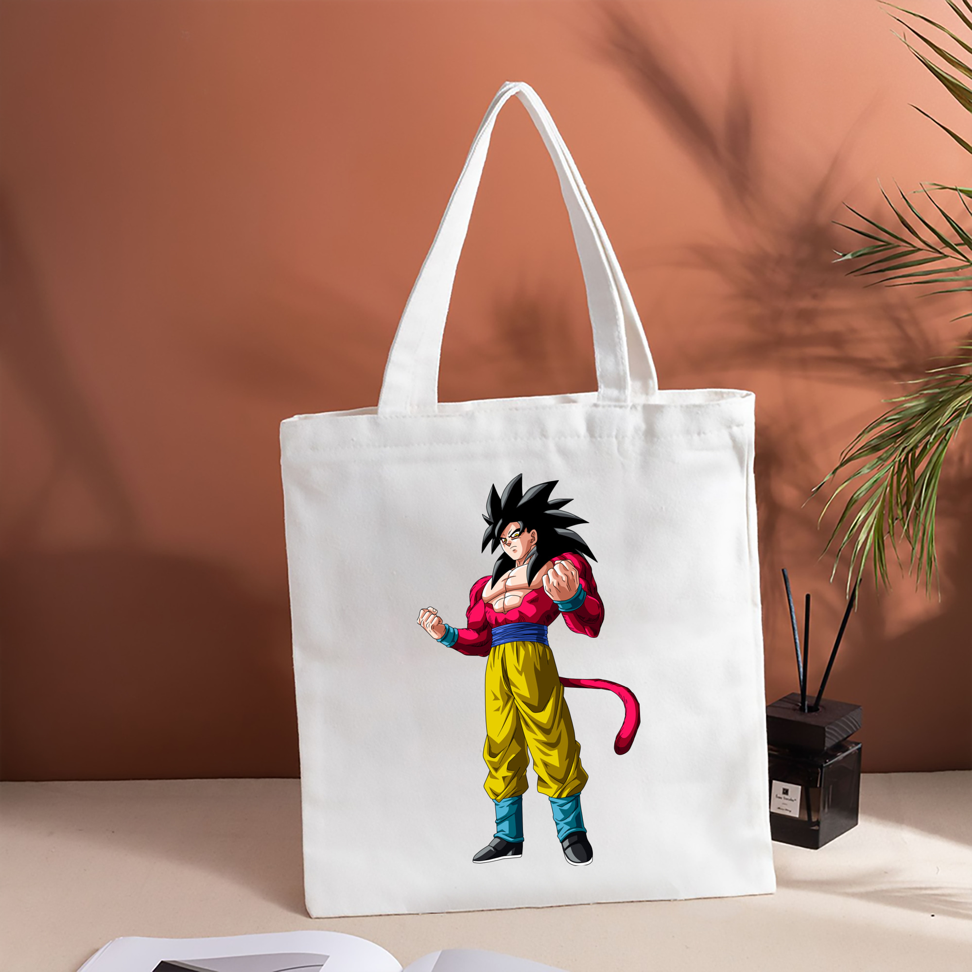 ドラゴンボール 孫悟空（そん ごくう）Son Goku カカロット DRAGON BALL Kakarotto 縦型キャンバス生地手提げバッグ　トートバッグ