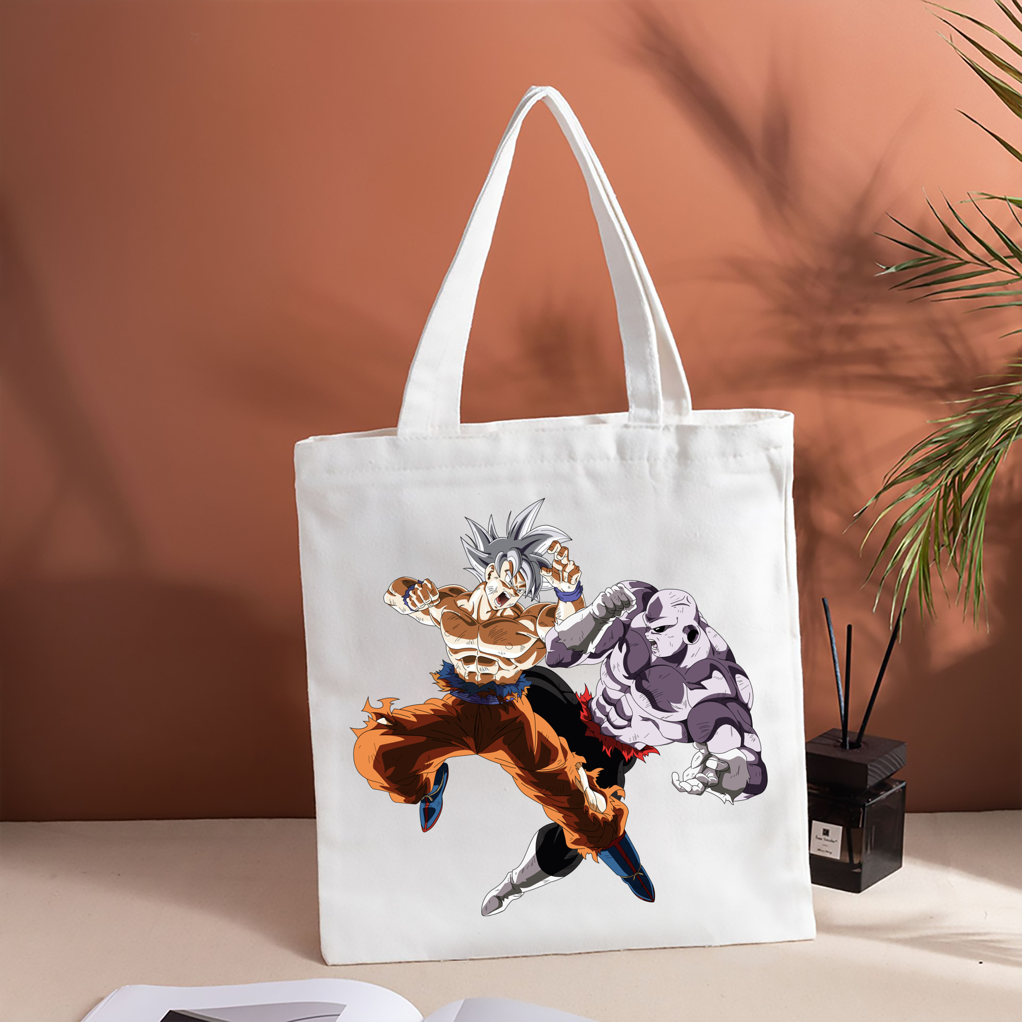 ドラゴンボール 孫悟空（そん ごくう）Son Goku カカロット DRAGON BALL Kakarotto 縦型キャンバス生地手提げバッグ　トートバッグ