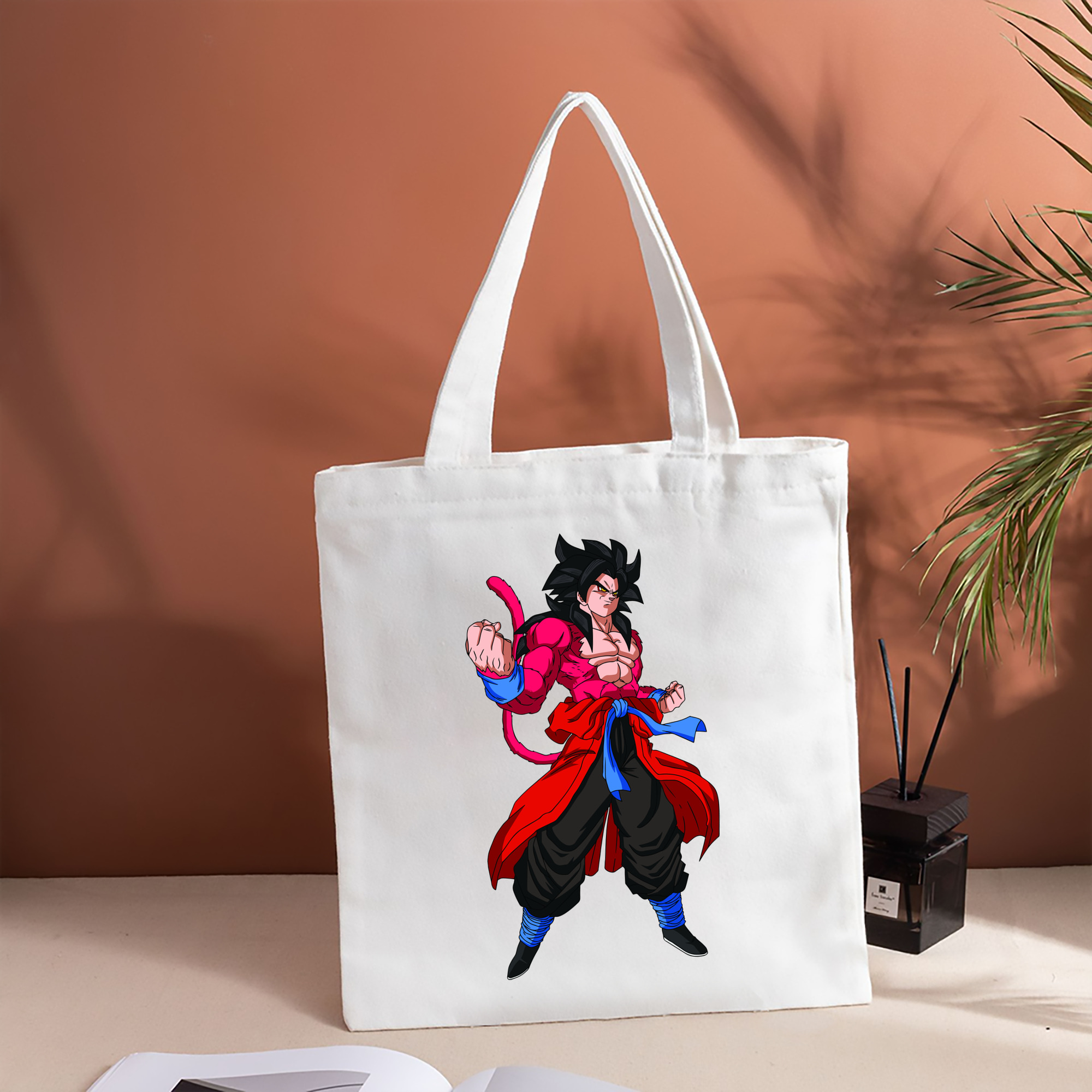 ドラゴンボール 孫悟空（そん ごくう）Son Goku カカロット DRAGON BALL Kakarotto 縦型キャンバス生地手提げバッグ　トートバッグ