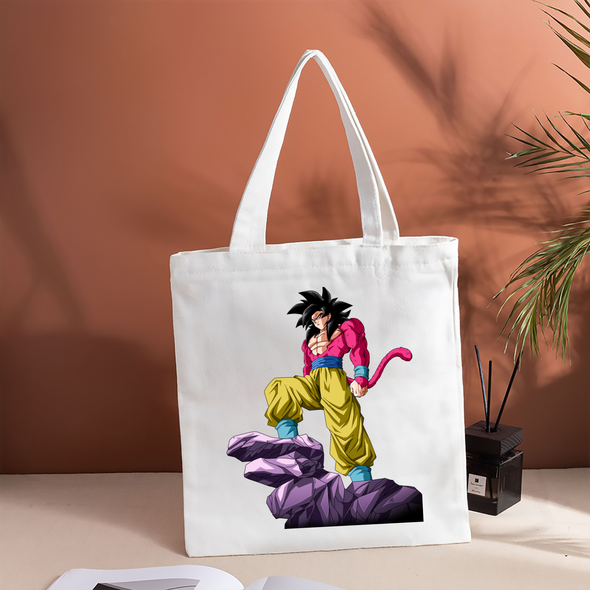 ドラゴンボール 孫悟空（そん ごくう）Son Goku カカロット DRAGON BALL Kakarotto 縦型キャンバス生地手提げバッグ　トートバッグ