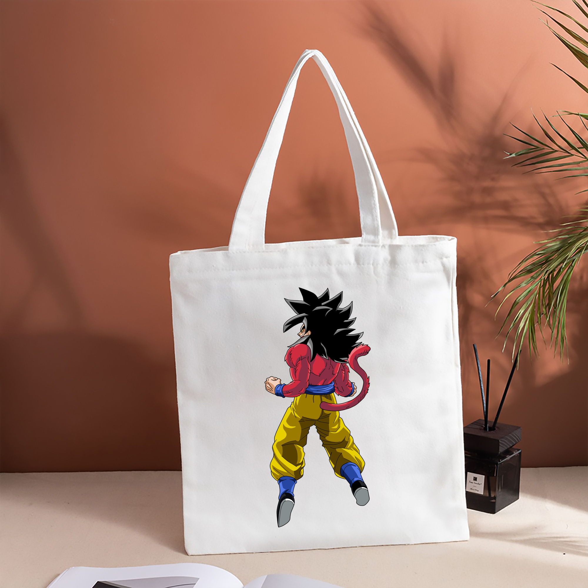 ドラゴンボール 孫悟空（そん ごくう）Son Goku カカロット DRAGON BALL Kakarotto 縦型キャンバス生地手提げバッグ　トートバッグ