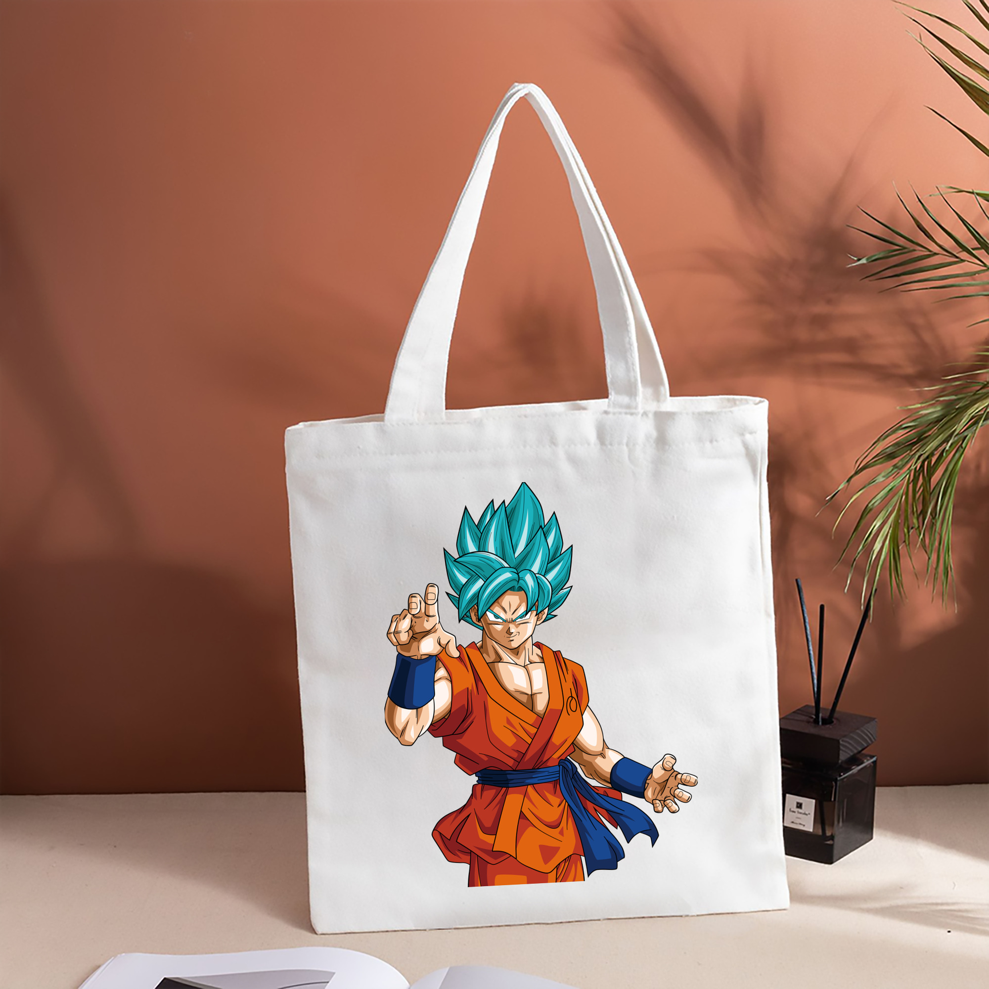 ドラゴンボール 孫悟空（そん ごくう）Son Goku カカロット DRAGON BALL Kakarotto 縦型キャンバス生地手提げバッグ　トートバッグ