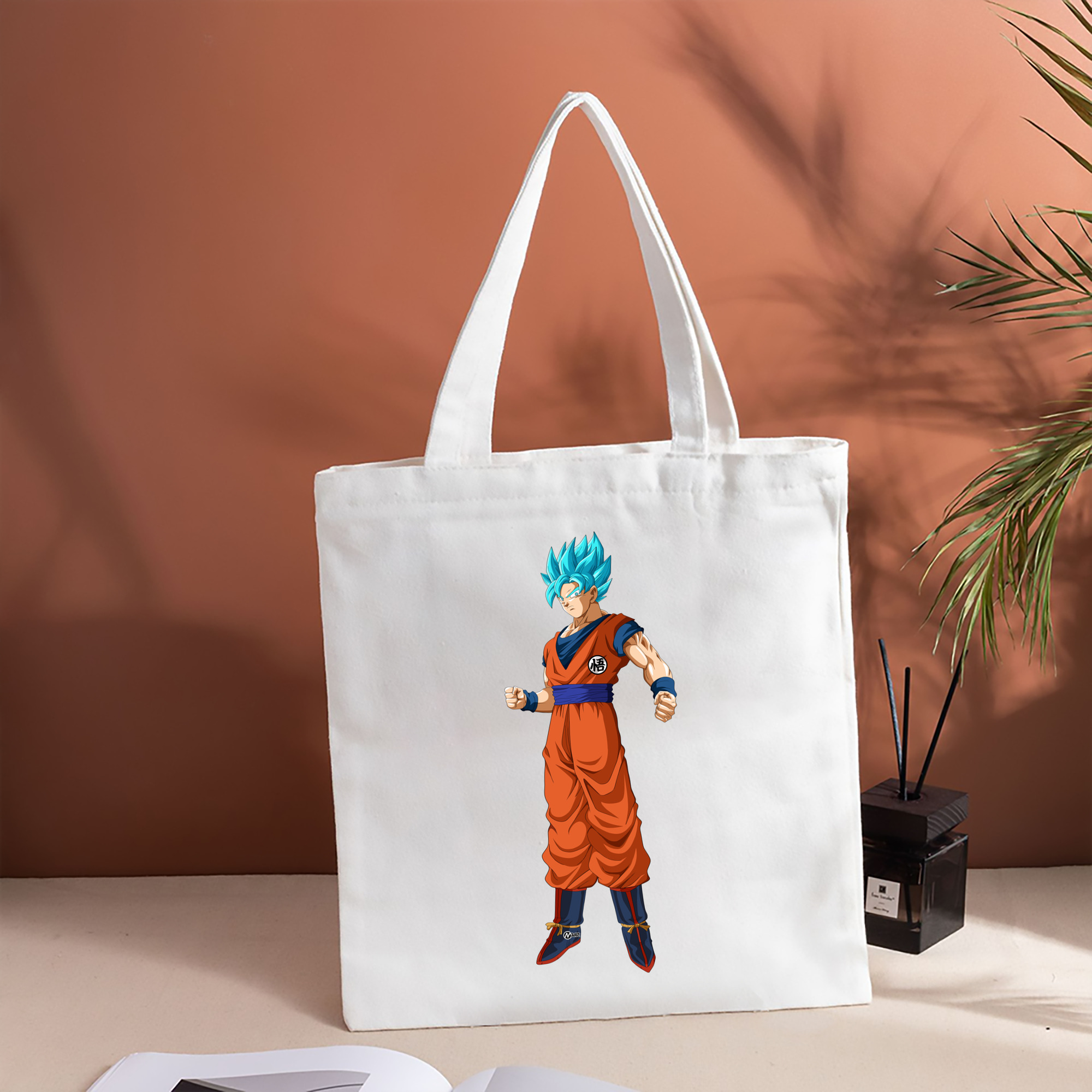 ドラゴンボール 孫悟空（そん ごくう）Son Goku カカロット DRAGON BALL Kakarotto 縦型キャンバス生地手提げバッグ　トートバッグ